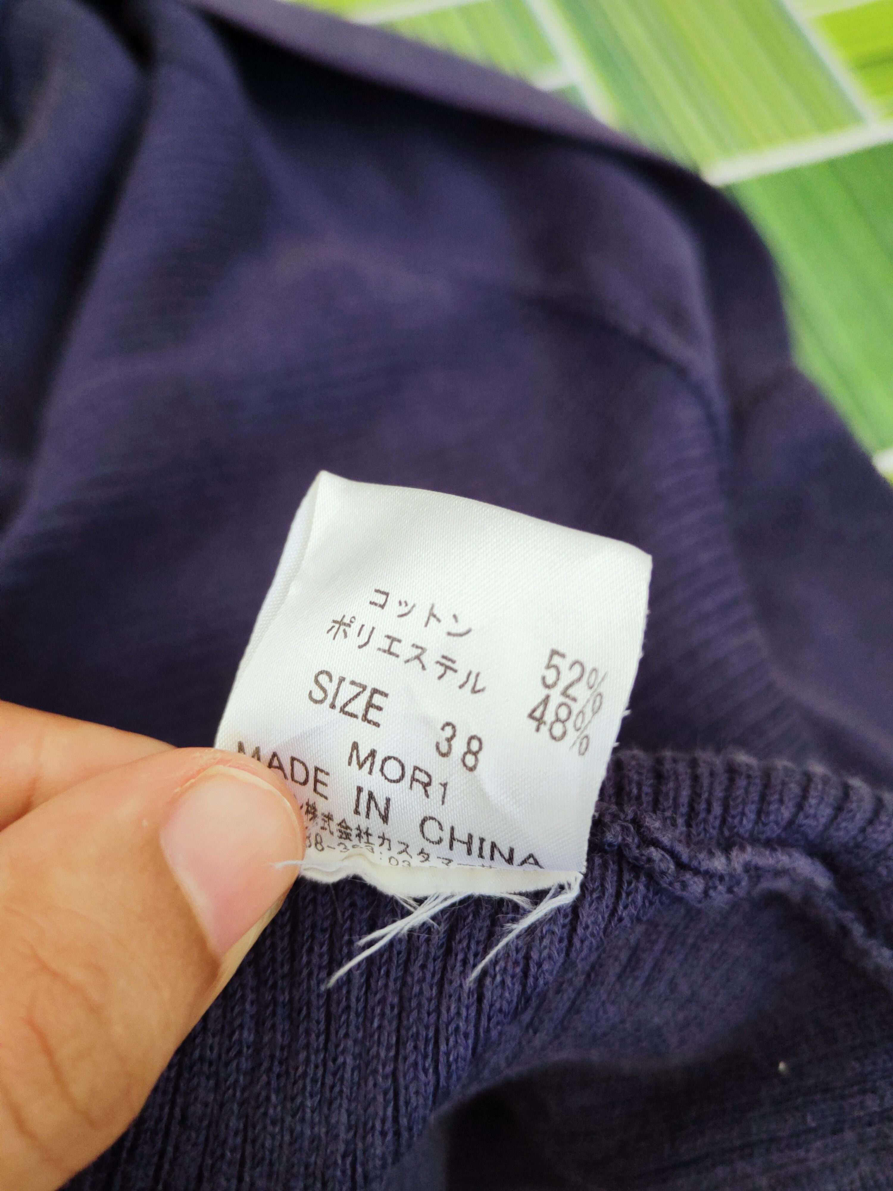 Japanese Brand × Vintage Elle Navy Knitwear Cardigan #W807 Size XS / US 0-2 / IT 36-38 - 10 Thumbnail