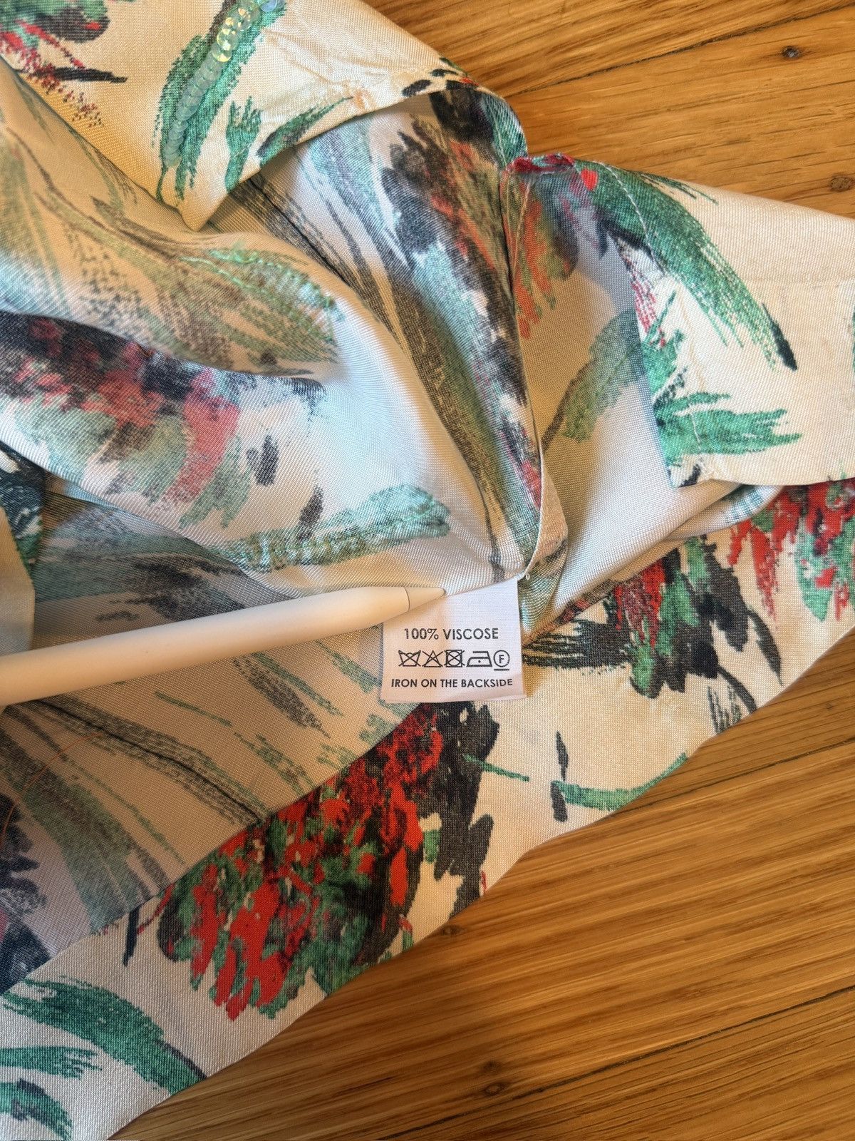 Dries Van Noten Short sleeve embellished button down Size US M / EU 48-50 / 2 - 7 Thumbnail