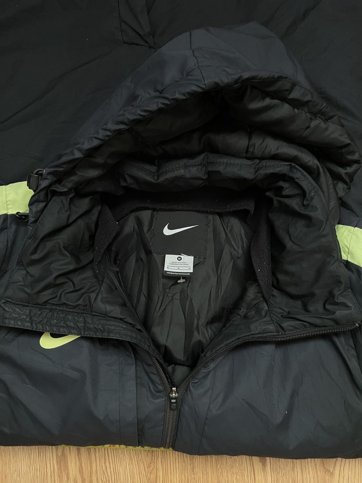 Nike × Vintage Vintage Nike Football Parka Winter Size US M / EU 48-50 / 2 - 5 Thumbnail