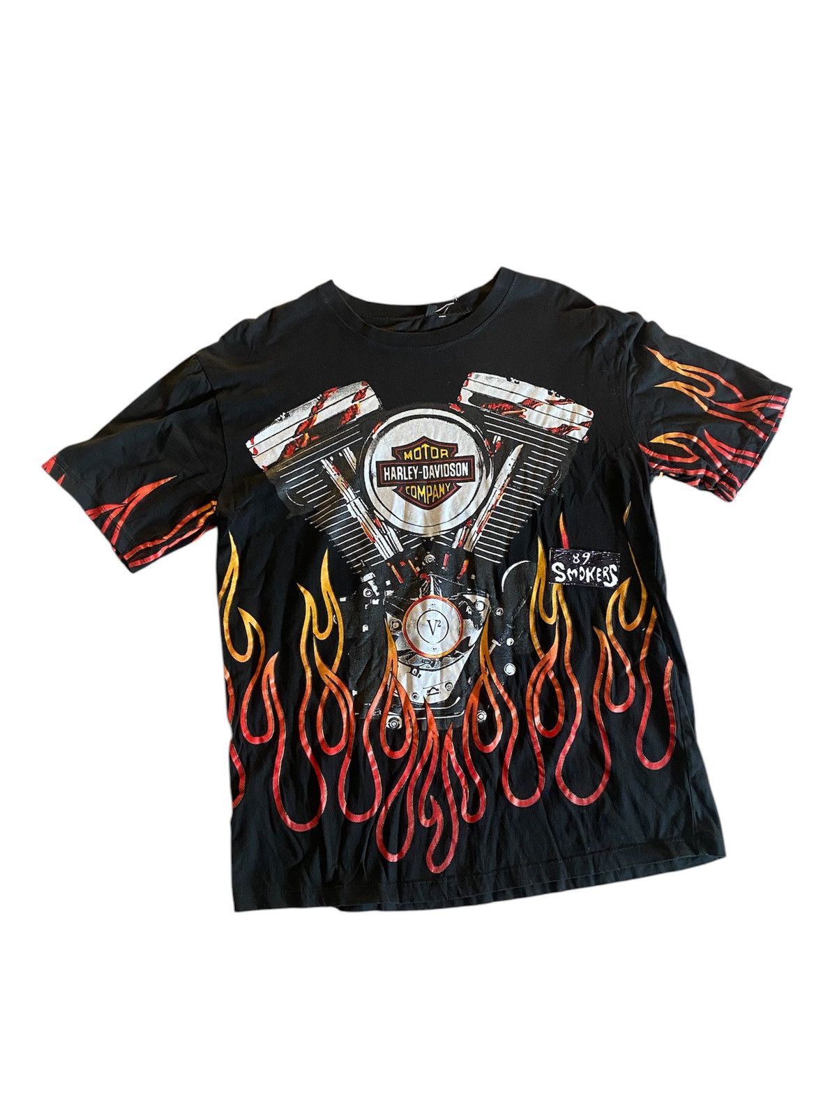 Harley Davidson × West Coast Choppers Stunning Flame harley davidson v2 v-twin engine Size US L / EU 52-54 / 3 - 1 Thumbnail