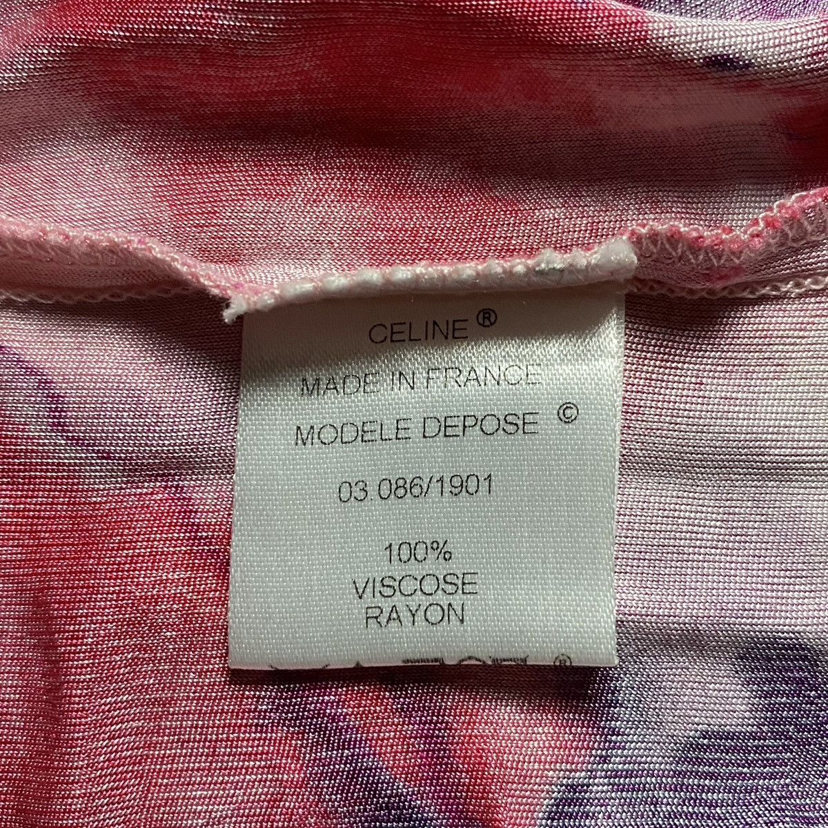 Celine 2000s Floral Shirt Size S / US 4 / IT 40 - 9 Thumbnail
