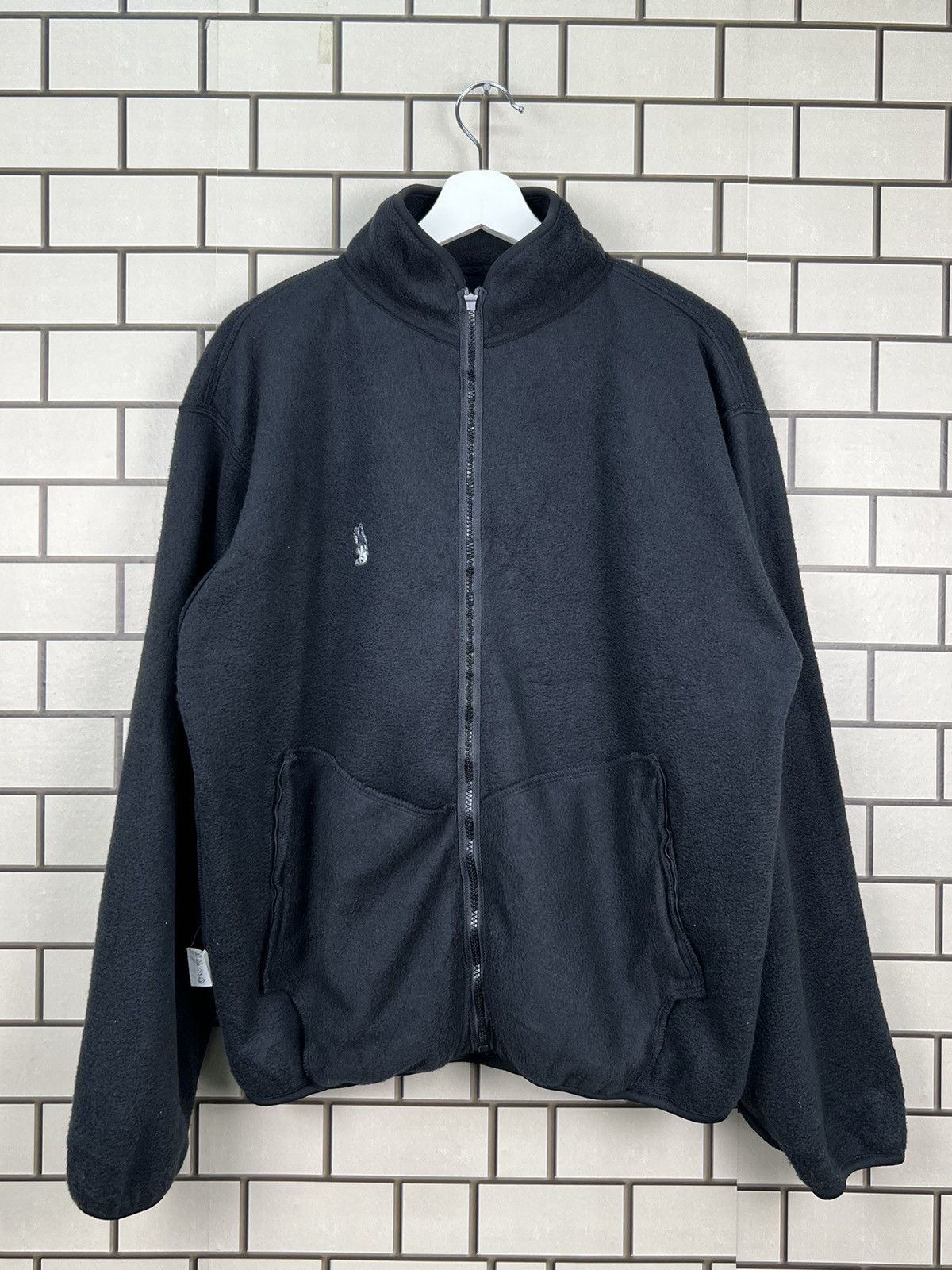 U.S. Polo Assn. × Vintage Vintage USPA Polo Association Zip Up Fleece Jacket Size US L / EU 52-54 / 3 - 9 Thumbnail