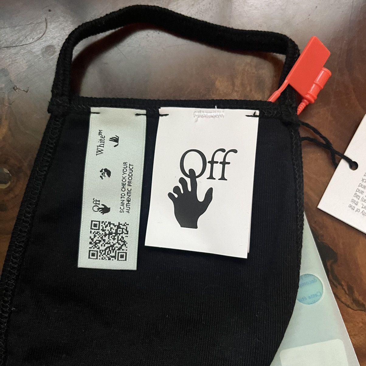 Off-White Hand Logo Mask Size ONE SIZE - 3 Thumbnail
