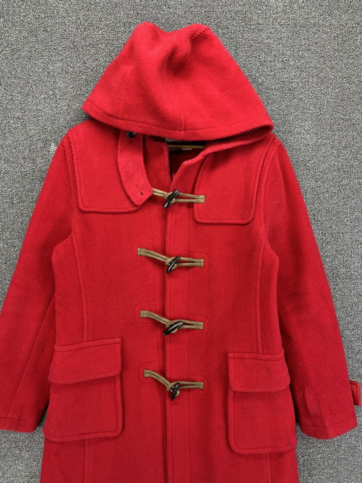 PPFM Peyton Palace by PPFM Hooded Wool Duffle Coat Jacket Size US M / EU 48-50 / 2 - 2 Thumbnail