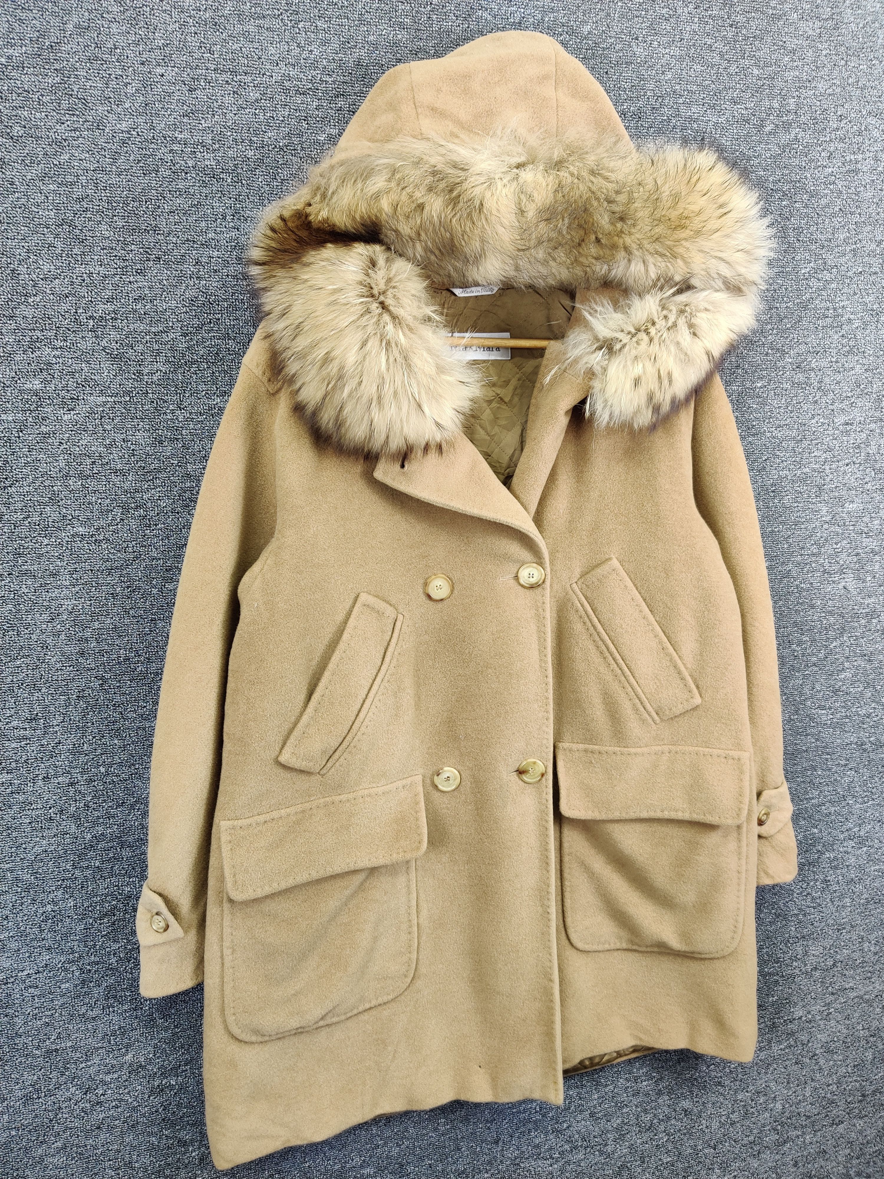 Japanese Brand Vintage Max Mara Double Breasted Fur Coat Size US M / EU 48-50 / 2 - 5 Thumbnail