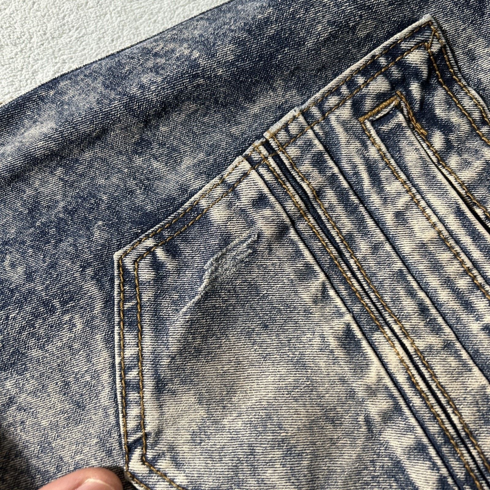 Xray Footwear Grunge Rips Acid Wash Straight Leg Jeans 34x30 Hamilton Size 34" / US 12 / IT 48 - 19 Thumbnail