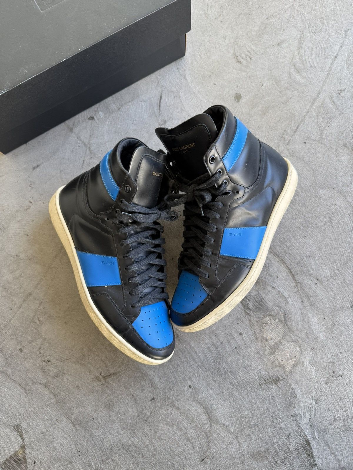 Yves Saint Laurent Saint Laurent SL-10 High Top Sneaker Sz. 41.5 Size US 8.5 / EU 41-42 - 1 Thumbnail