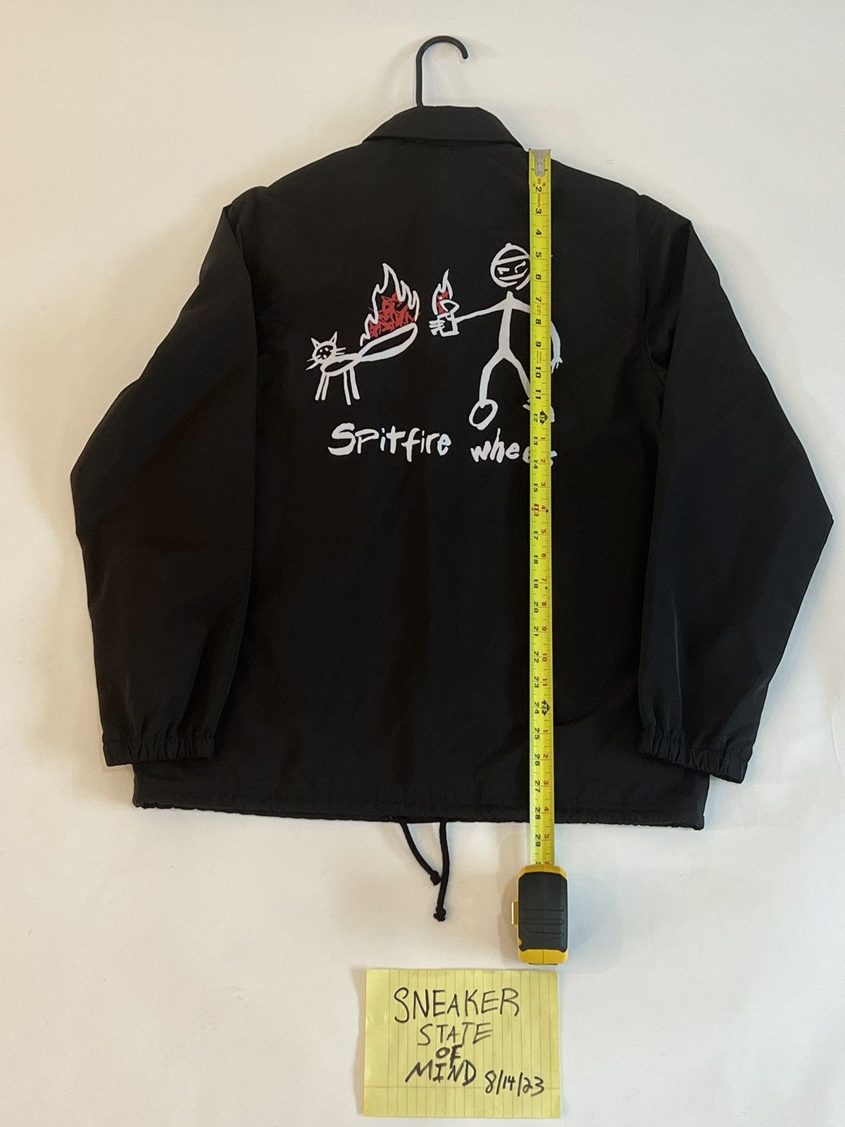 Spitfire × Supreme NEW Supreme x Spitfire Coaches Jacket Black Size Medium Size US M / EU 48-50 / 2 - 5 Thumbnail