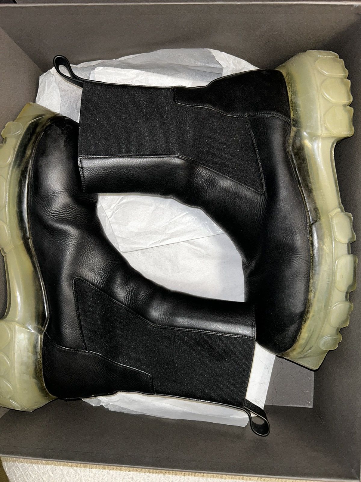 Rick Owens Rick Owens Beatle Bozo Tractor Boots Size US 11 / EU 44 - 1 Thumbnail