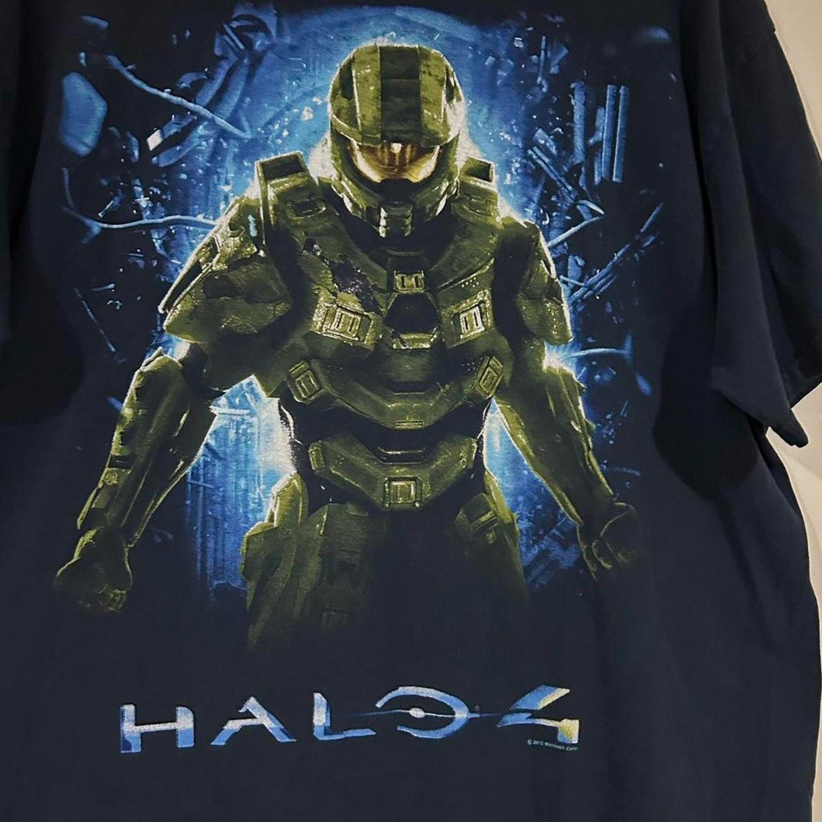 Jerzees 2012 Halo 4 Video Game Promo Shirt Size US XL / EU 56 / 4 - 2 Thumbnail
