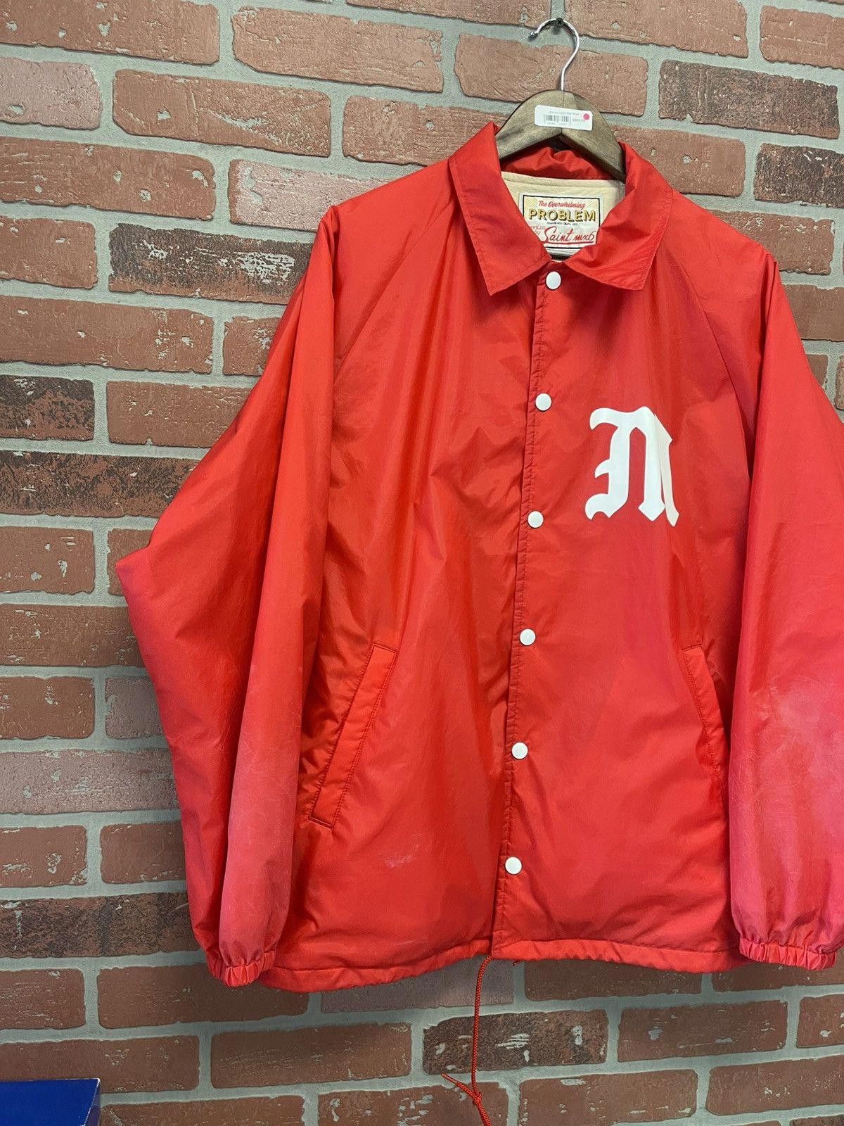 Saint Michael Size M - Saint Mxxxxxx Red Coach Jacket Men’s RARE Size US M / EU 48-50 / 2 - 2 Thumbnail