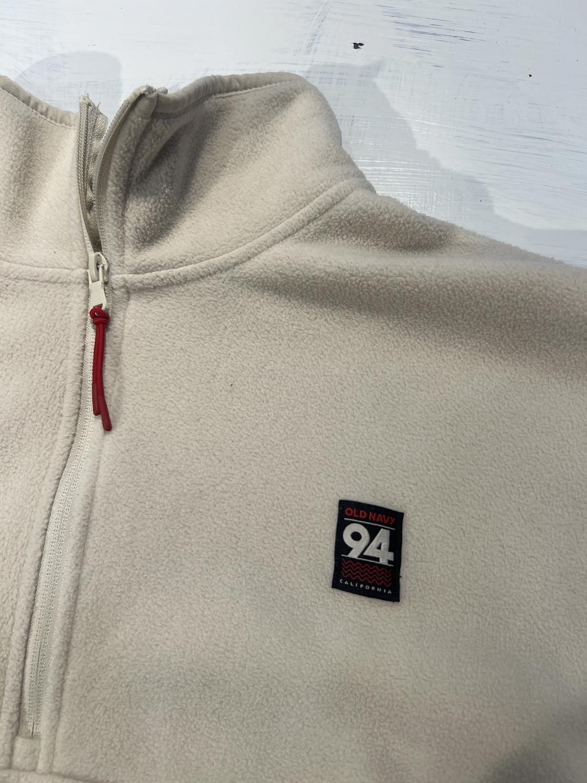 Old Navy Old Navy "94" Women's XL Fleece Cropped Quarter-zip Sweater Size XL / US 12-14 / IT 48-50 - 3 Thumbnail