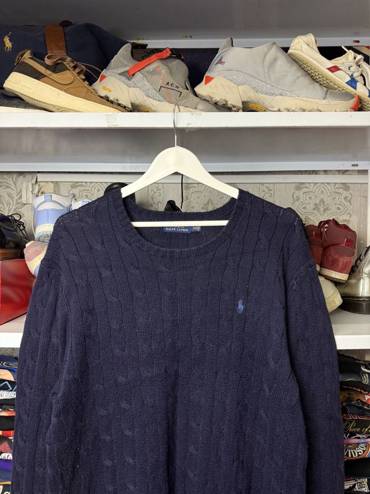 Polo Ralph Lauren Mens Vintage Polo Ralph Lauren knitted Sweater luxury Size US L / EU 52-54 / 3 - 2 Thumbnail