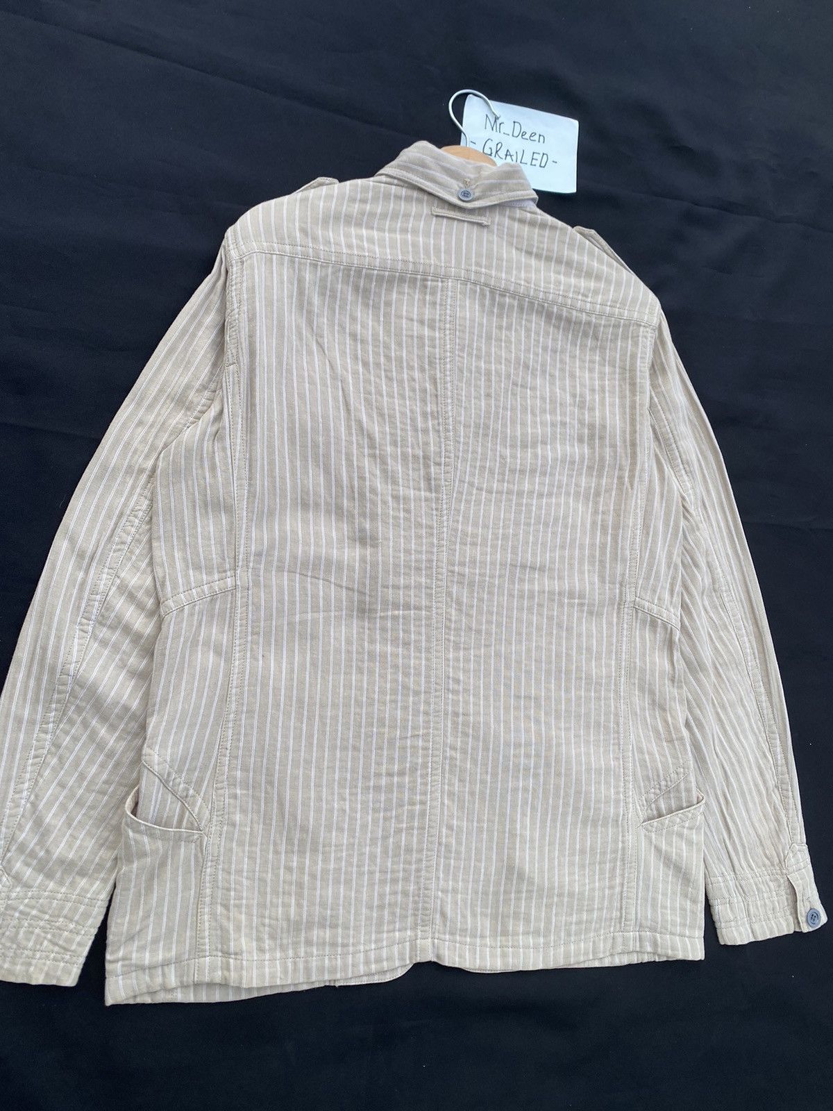 Jean Paul Gaultier Rare Vintage Jean Paul Gaultier JPG Stripes Cotton Jacket Size US M / EU 48-50 / 2 - 22 Thumbnail