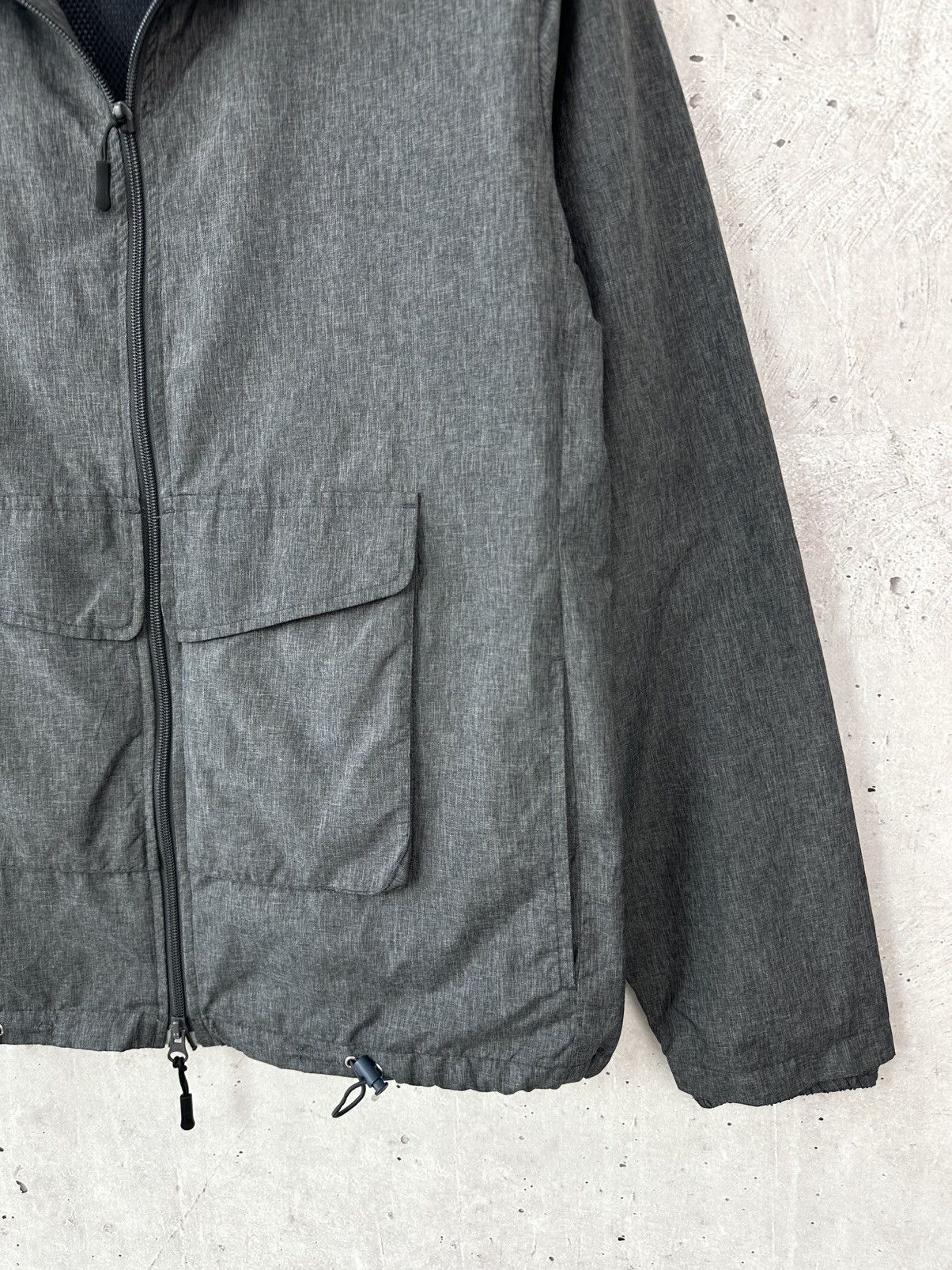 Folk Folk Grey Patch Pocket Full Zip Nylon Long Sleeve Jacket Size US M / EU 48-50 / 2 - 3 Thumbnail