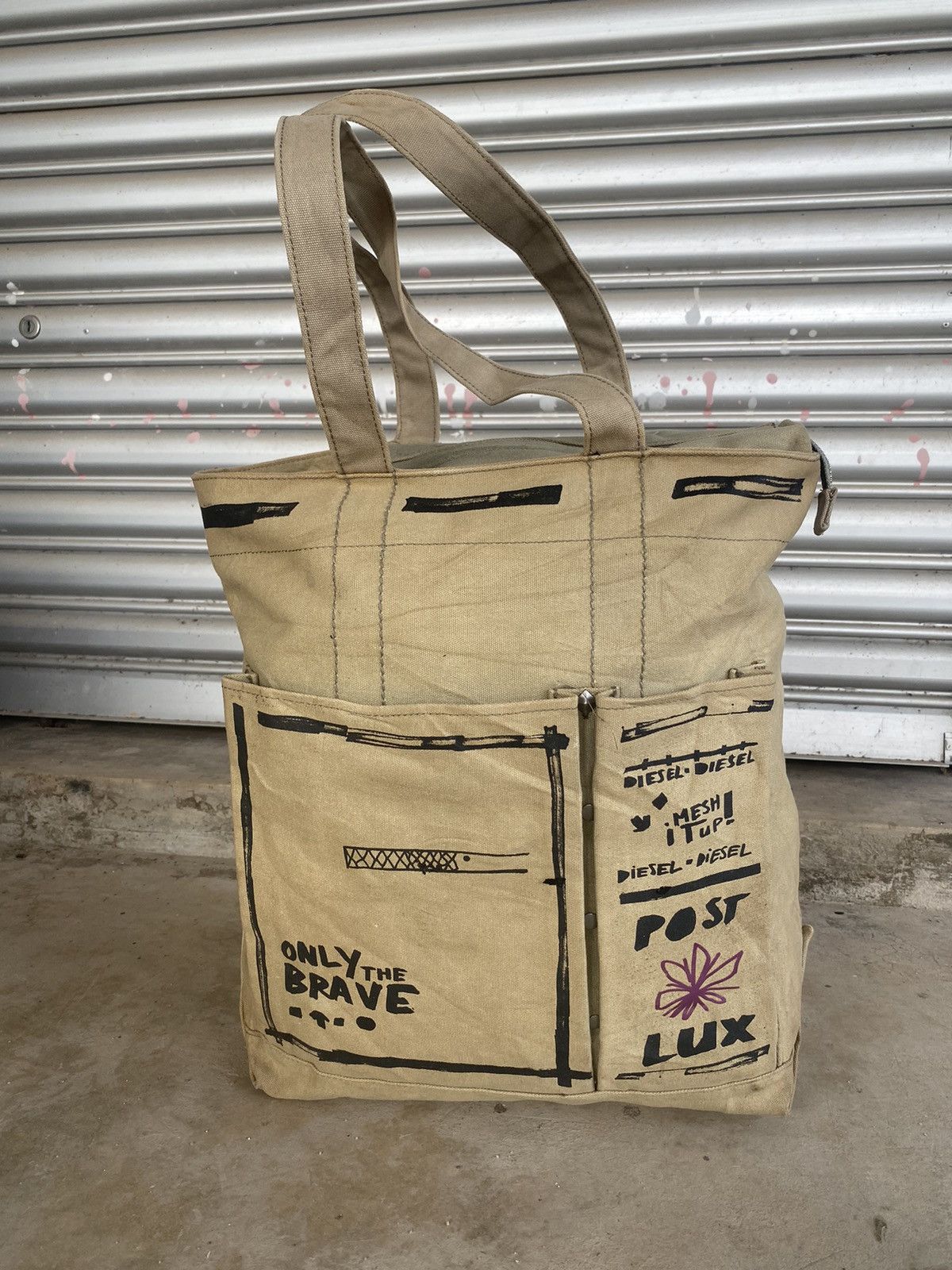 Diesel × If Six Was Nine DIESEL CANVAS TOTE BAG Size ONE SIZE - 1 Thumbnail