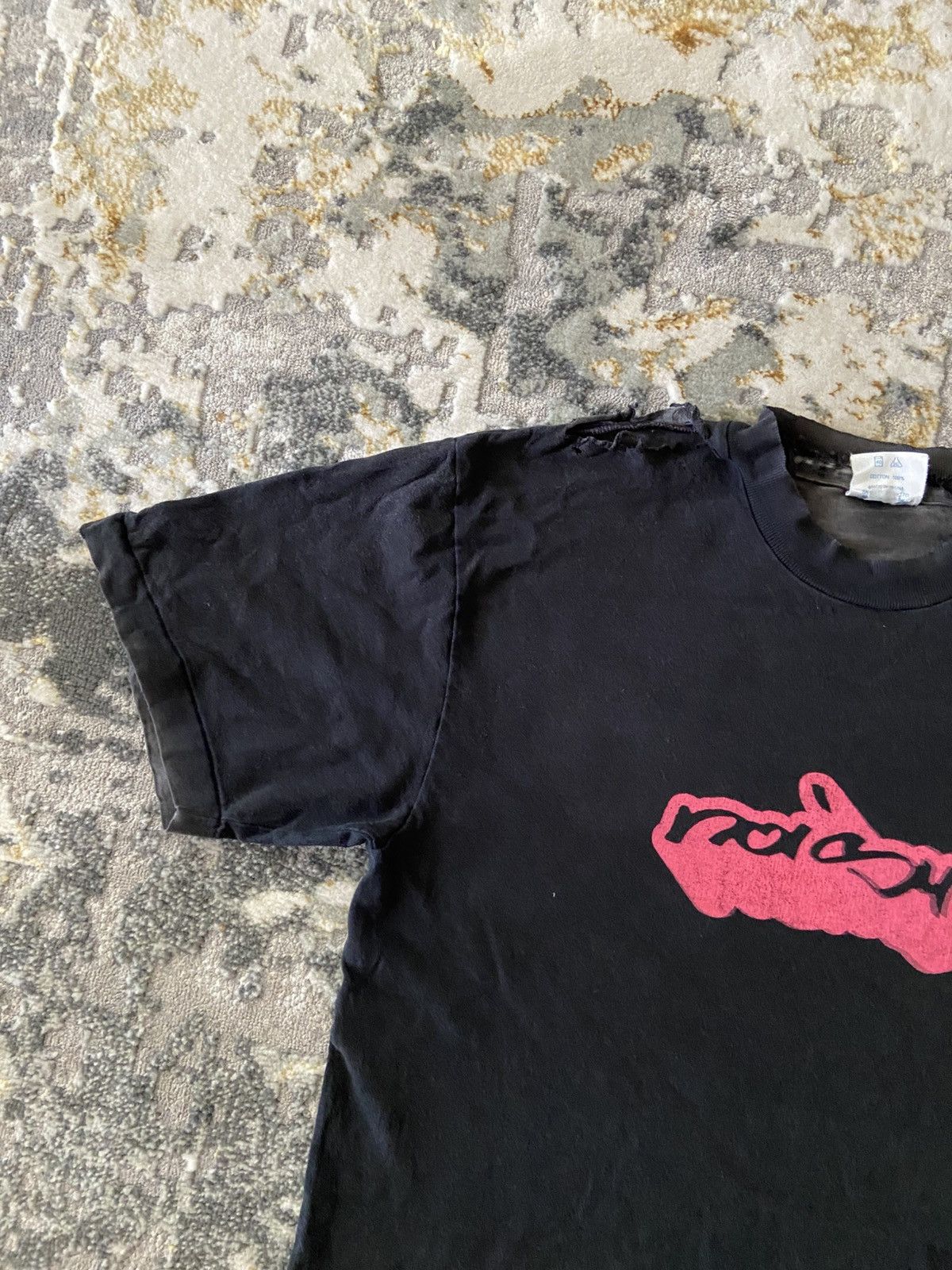 Vintage VINTAGE SKATEBOARD TRASH TRANSPARENT TEE Size US M / EU 48-50 / 2 - 2 Thumbnail