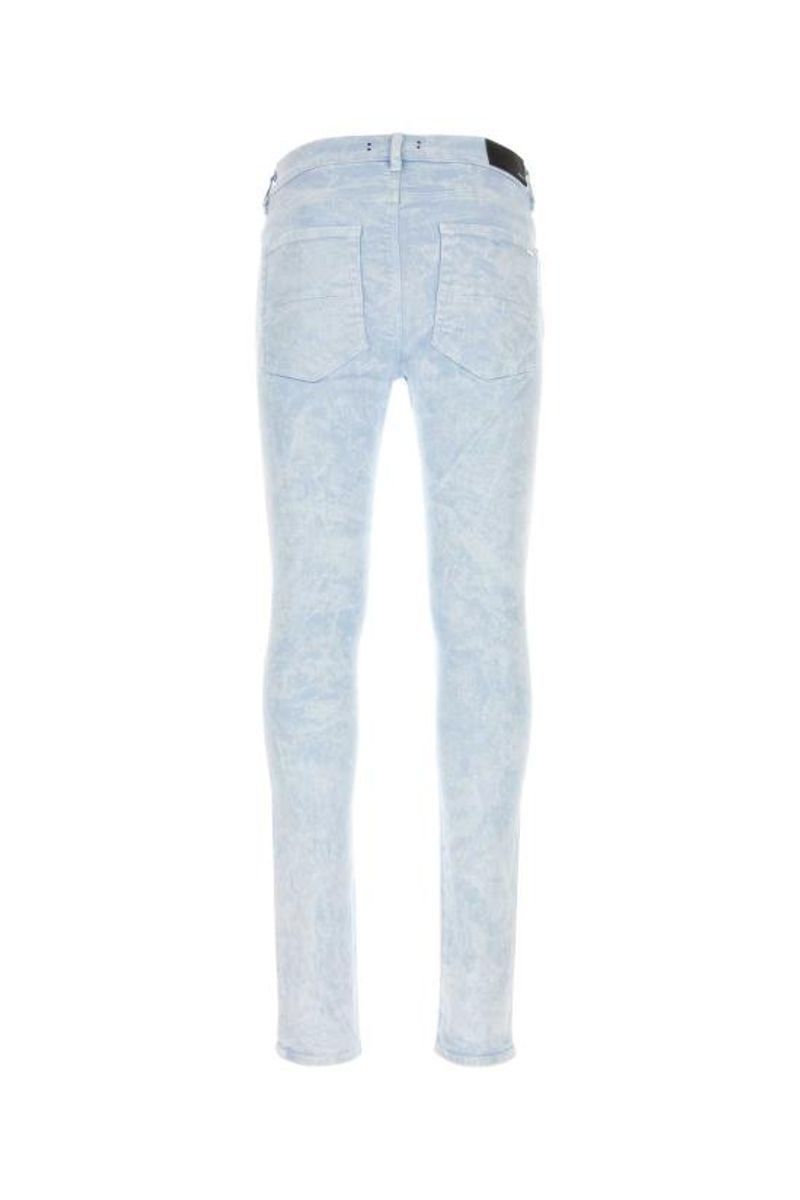 Amiri o1gr1nt0924 Mineral Wash MX1 Jeans in Baby Blue Size US 36 / EU 52 - 2 Thumbnail