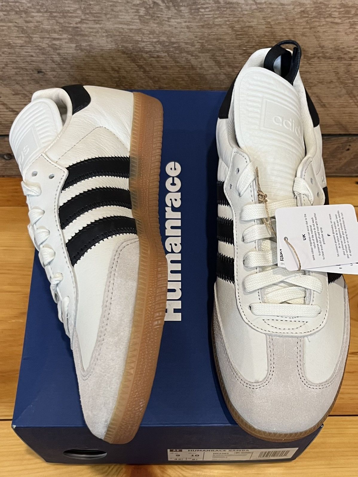 Adidas × Pharrell adidas x Pharrell Samba Human Race Cloud White HP3383 Size 9 Size US 9 / EU 42 - 3 Thumbnail