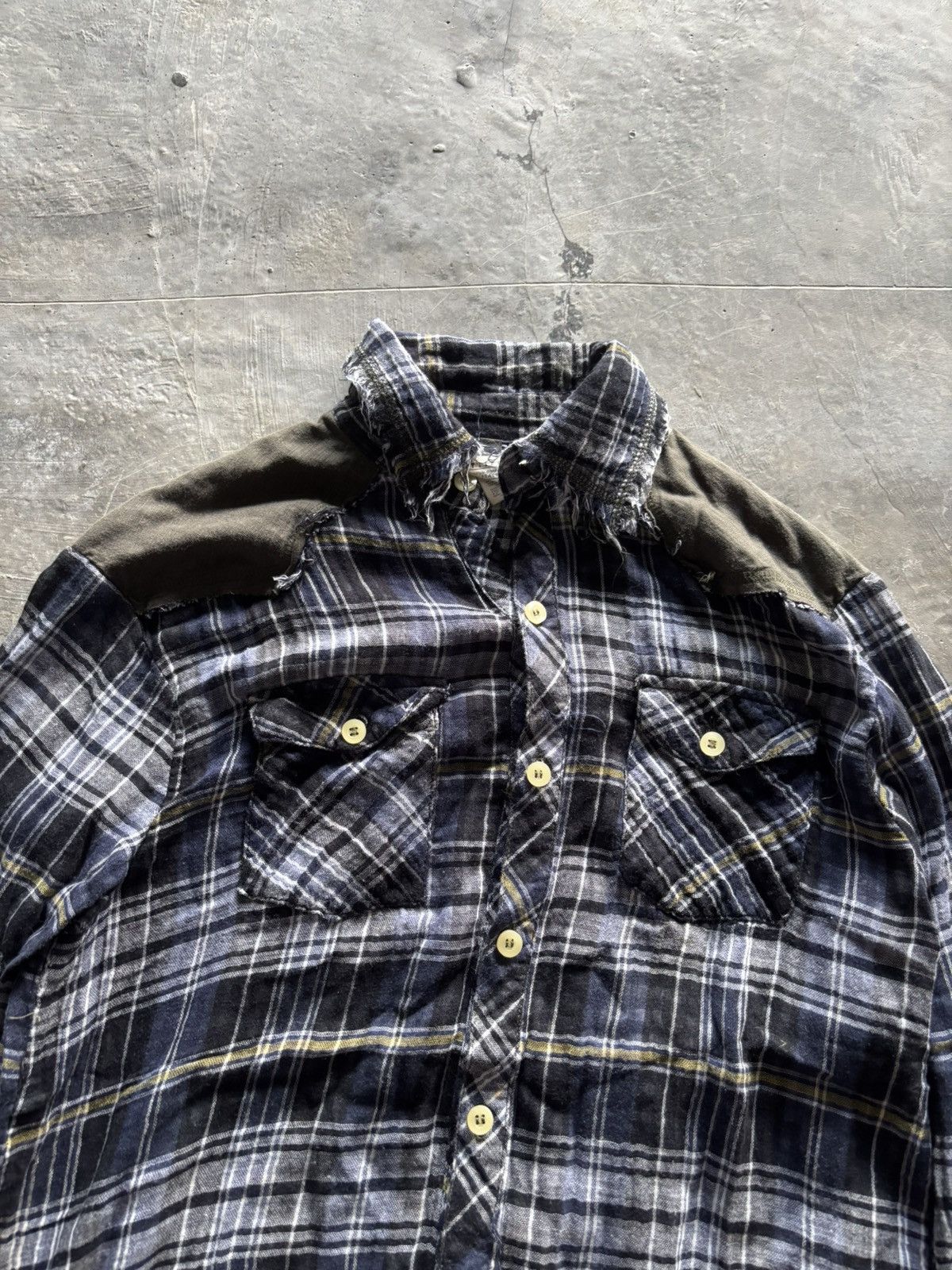 Dolce & Gabbana vintage dolce gabbana flannel patchwork distressed style Size US M / EU 48-50 / 2 - 2 Thumbnail