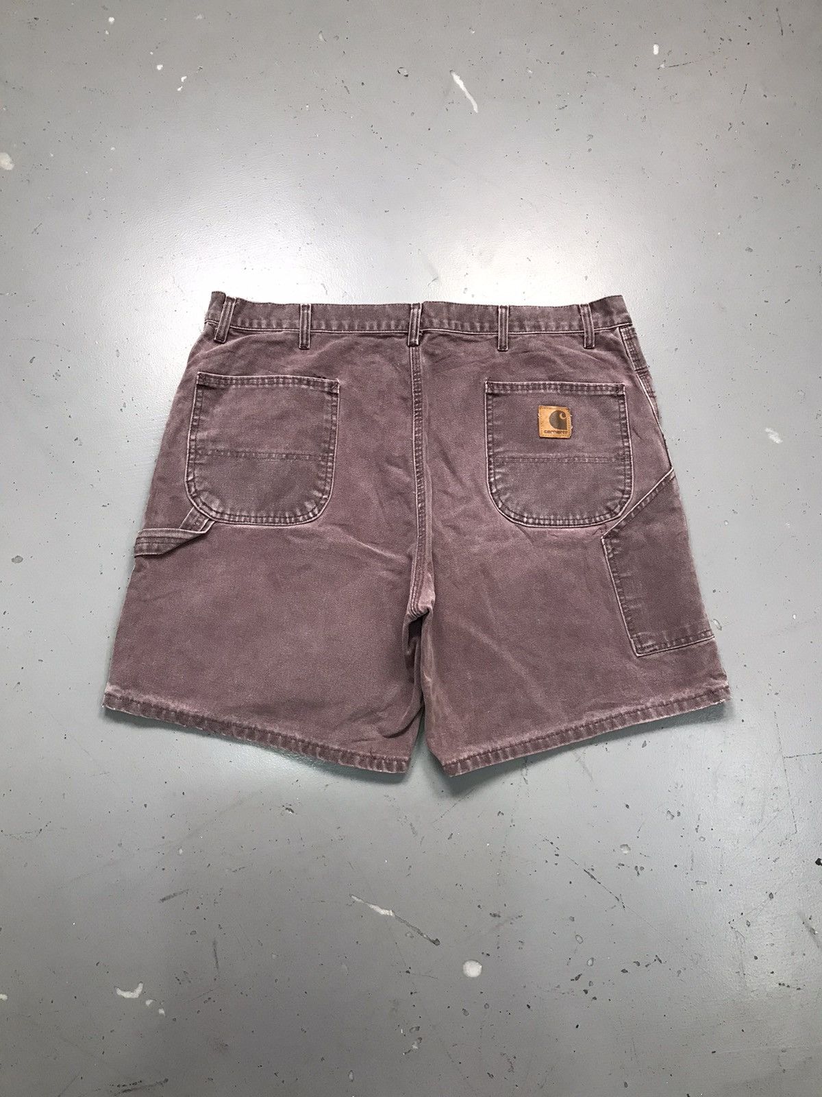 Carhartt 90sVintage Carhartt sunfaded carpenter denim short Size US 42 / EU 58 - 2 Thumbnail