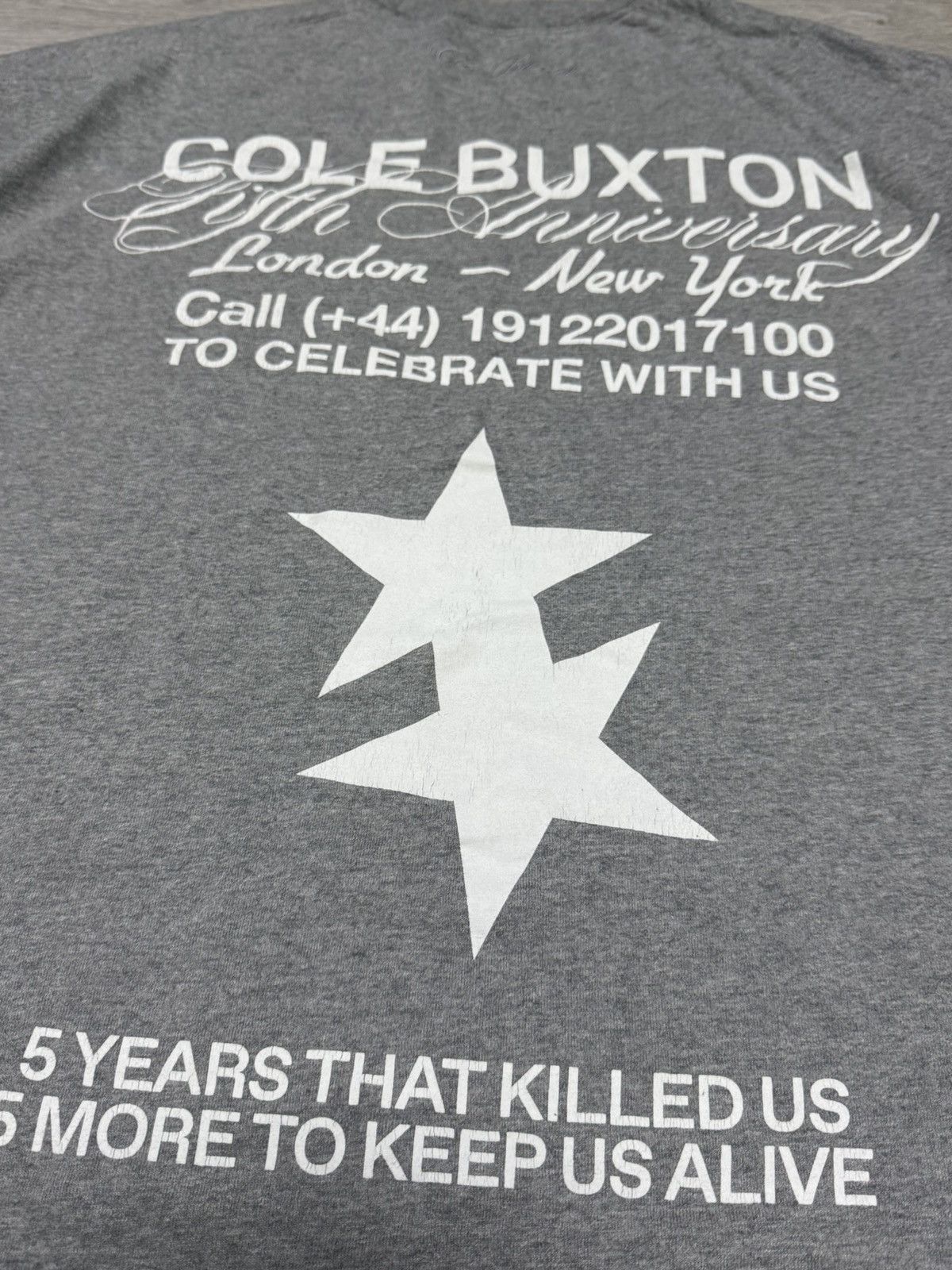 Cole Buxton Cole Buxton stars pocket tee shirt 5 years that killed Size US XL / EU 56 / 4 - 8 Thumbnail
