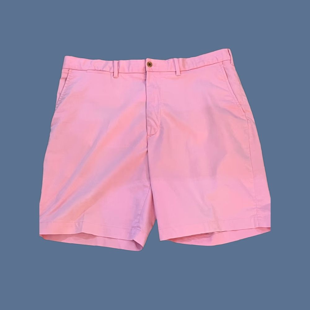 Polo Ralph Lauren Polo Ralph Lauren Shorts Polo Golf Pink Classic Fit Chino 9” 36 Men Casual Preppy EUC Vintage: No Size US M / EU 48-50 / 2 - 1 Thumbnail