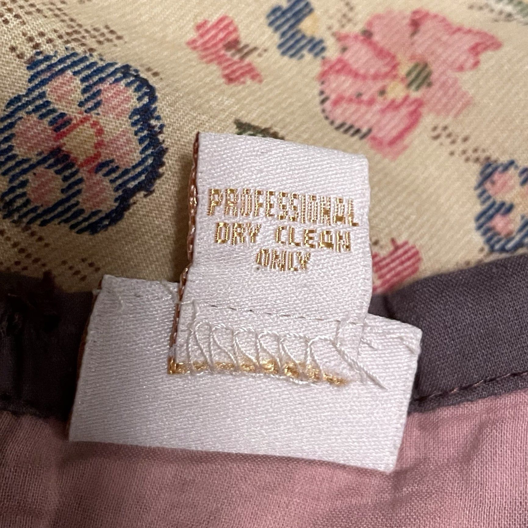 Vintage VINTAGE Plenty Cottagecore Skirt Sz 6 pink paisley crochet lace hem Shabby chic Midi A-Line Womens Size 28" / US 6 / IT 42 - 8 Thumbnail
