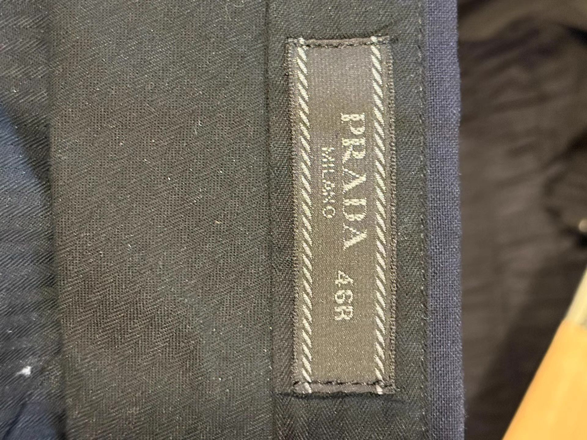 Prada Prada Dark Blue Trousers Ｑ20 Size 46R - 3 Thumbnail