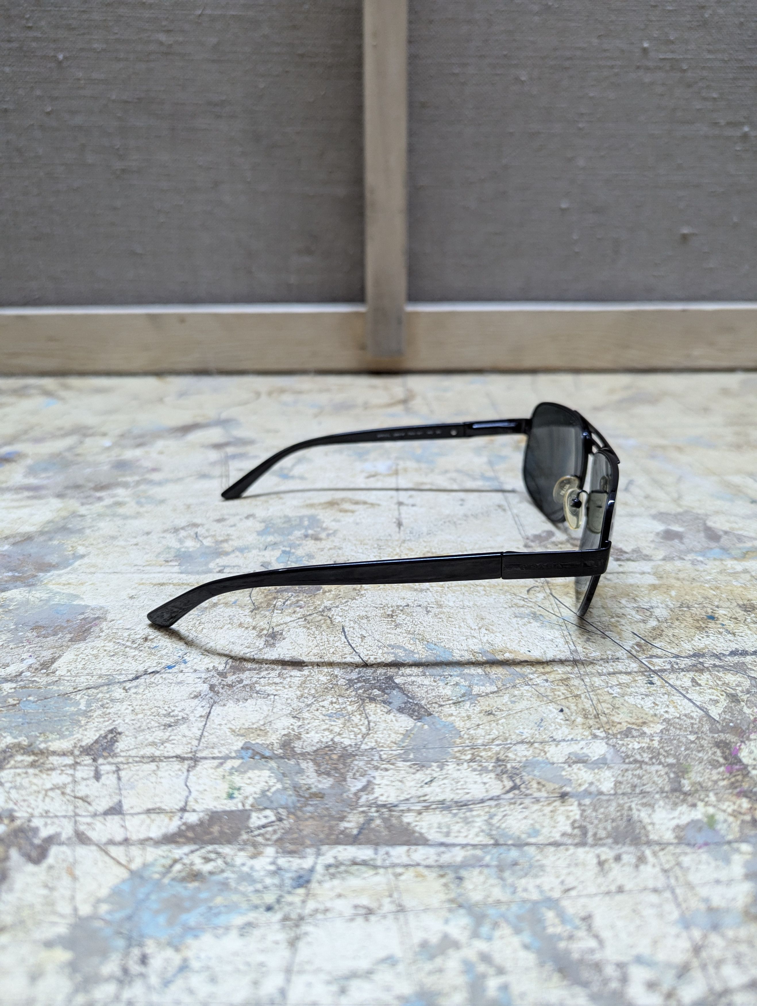 Prada 00s Prada Carbon Pattern Aviator Sunglasses Size ONE SIZE - 4 Thumbnail
