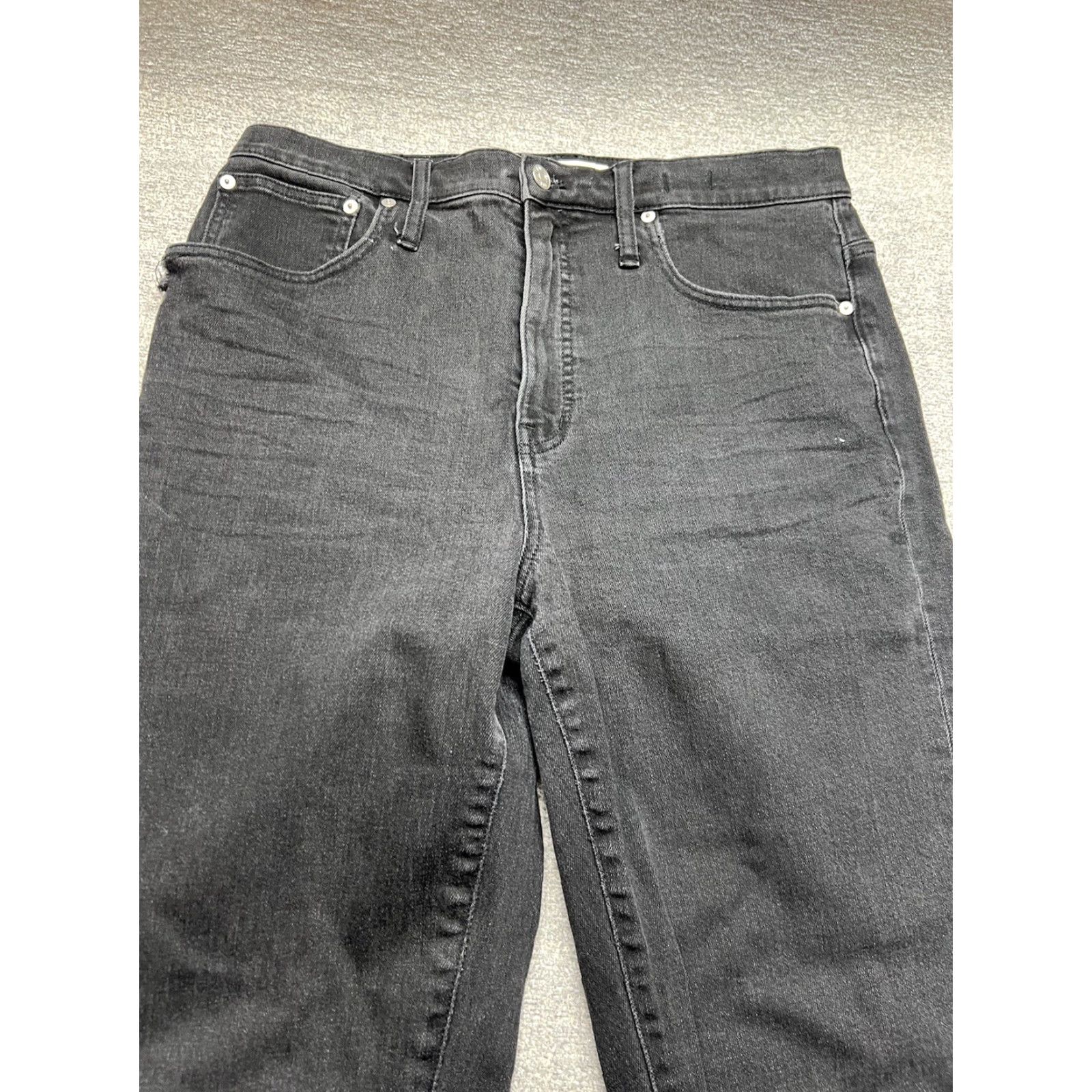 Madewell Madewell Jeans Black Women’s 30 High Rise 32x26 Classic Straight Inseam 26 Wide-Leg N M 234 NM234 Size 30" / US 8 / IT 44 - 2 Thumbnail