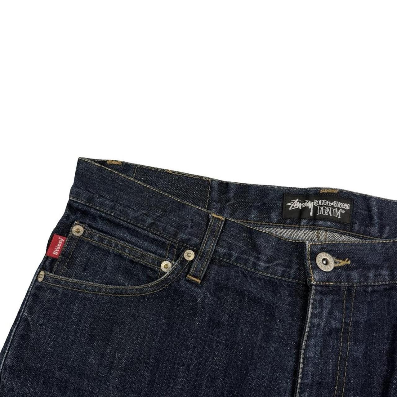 Stussy Vintage Stussy Embroidered Patch Denim Shorts Jorts Waist 35 Size US 35 - 7 Thumbnail
