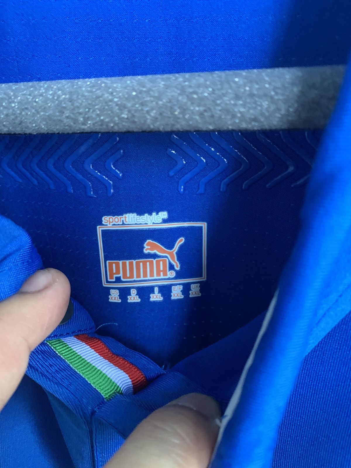 Puma Italy Home 2014 World Cup Soccer Jersey Rare Size US XXL / EU 58 / 5 - 3 Thumbnail
