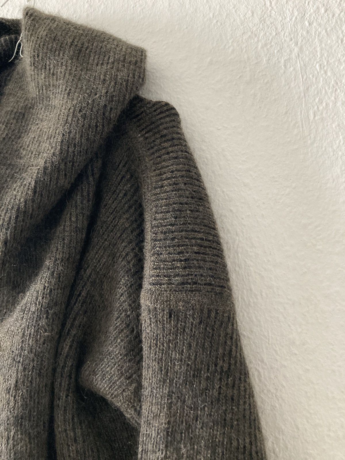 Rick Owens F/W 19 "LARRY" Hooded Mohair & Wool Knit Jacket Rick Owens L Size US L / EU 52-54 / 3 - 5 Thumbnail