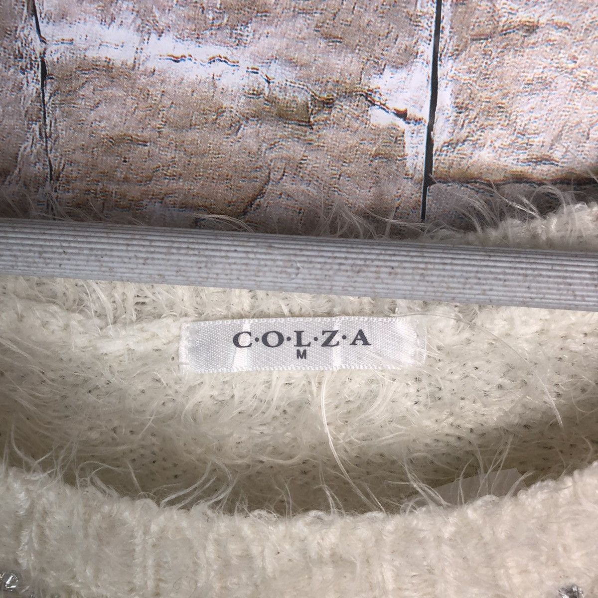 Homespun Knitwear × Japanese Brand Colza White Shag Shaggy Fur Mohair Knitwear #A18 Size M / US 6-8 / IT 42-44 - 10 Thumbnail