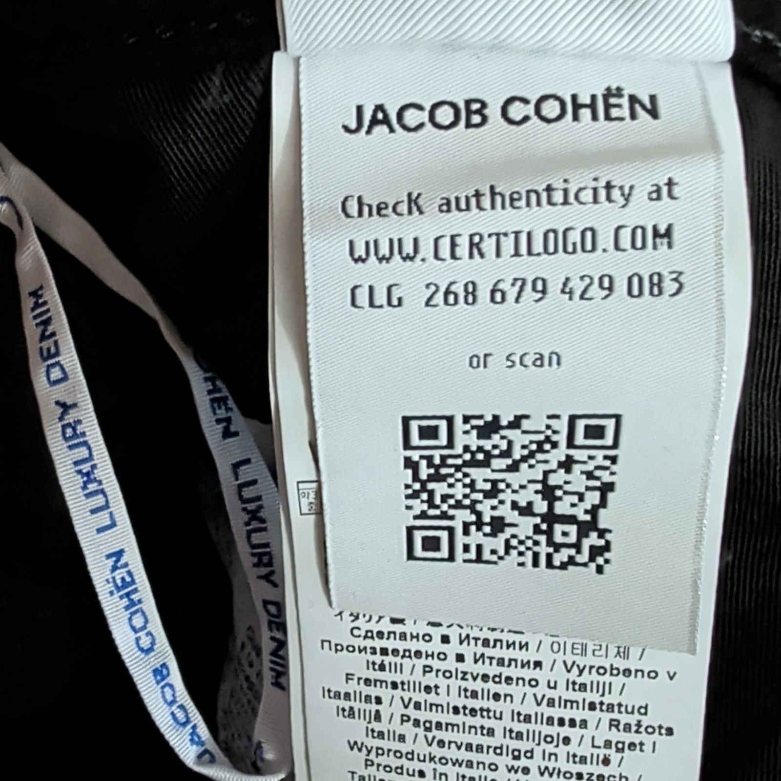 Jacob Cohen Jacob Cohen Dark Black Men Jeans Size 38 Size US 38 / EU 54 - 10 Thumbnail
