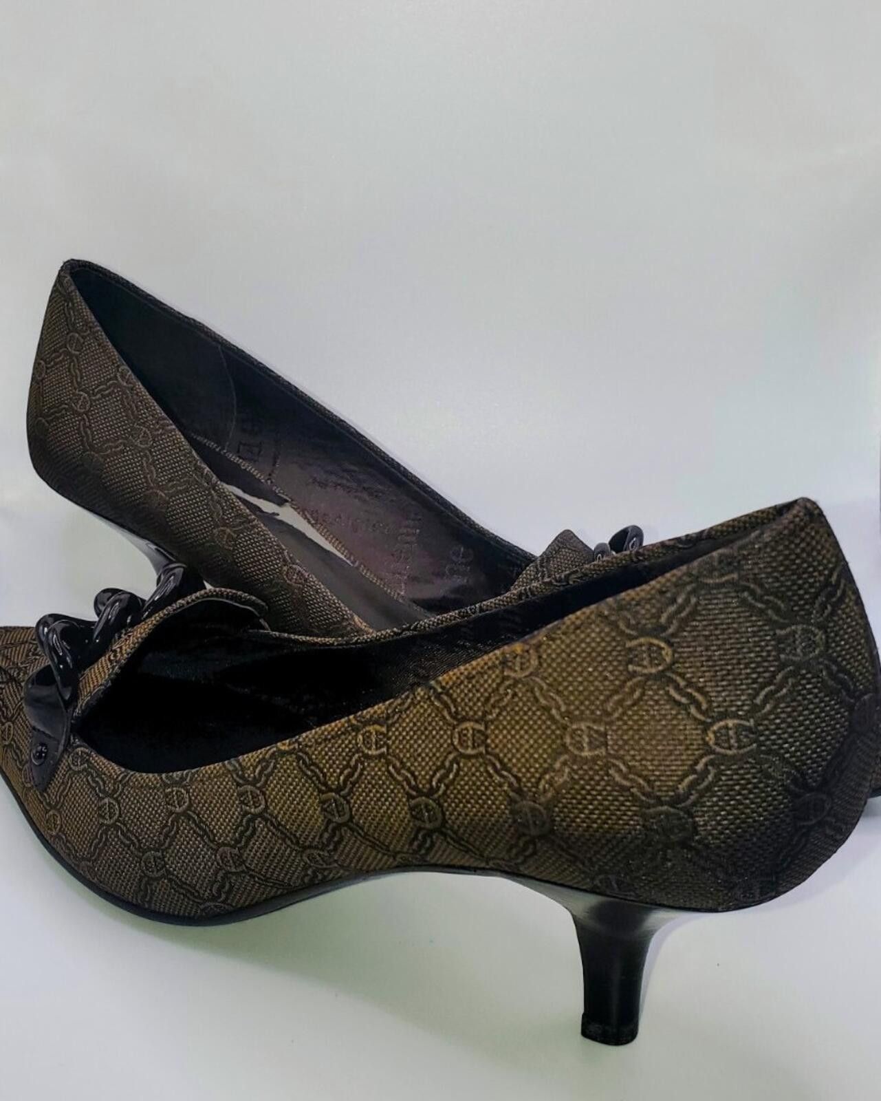 Etienne Aigner Etienne Aigner 6 Signature Pointy Toe Heels E-Michelle Chain Size US 6 / IT 36 - 3 Thumbnail