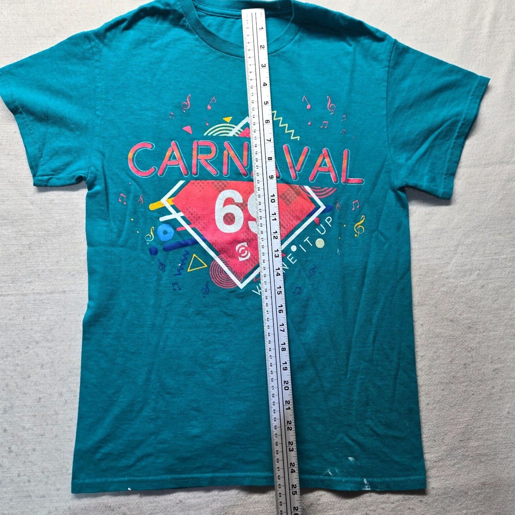 Vintage Carnaval 69 Whine It Up Setar Blue T-Shirt Adult Men's Size M Medium Shirt T-shirt Blue Mens Size US M / EU 48-50 / 2 - 5 Thumbnail