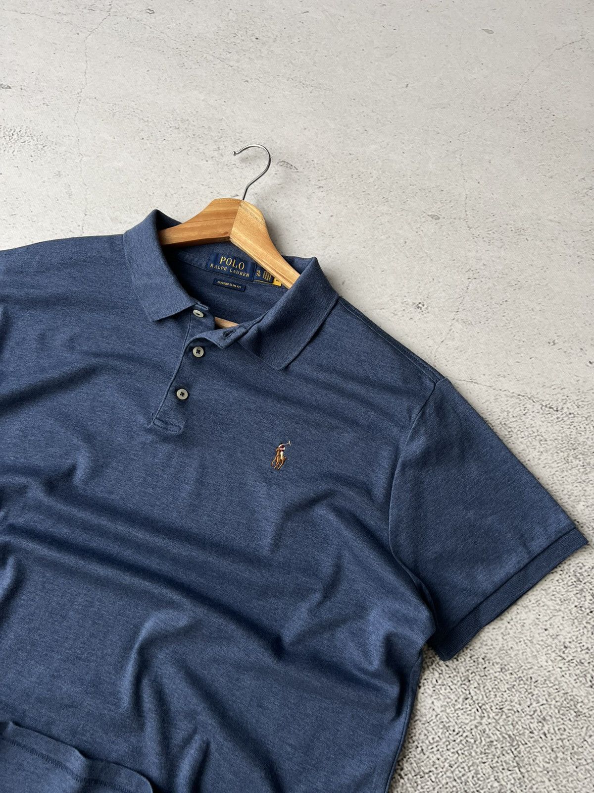 Polo Ralph Lauren 💙 Ralph Lauren Navy Polo Shirt XL – Embroidered Logo Size US XL / EU 56 / 4 - 3 Thumbnail