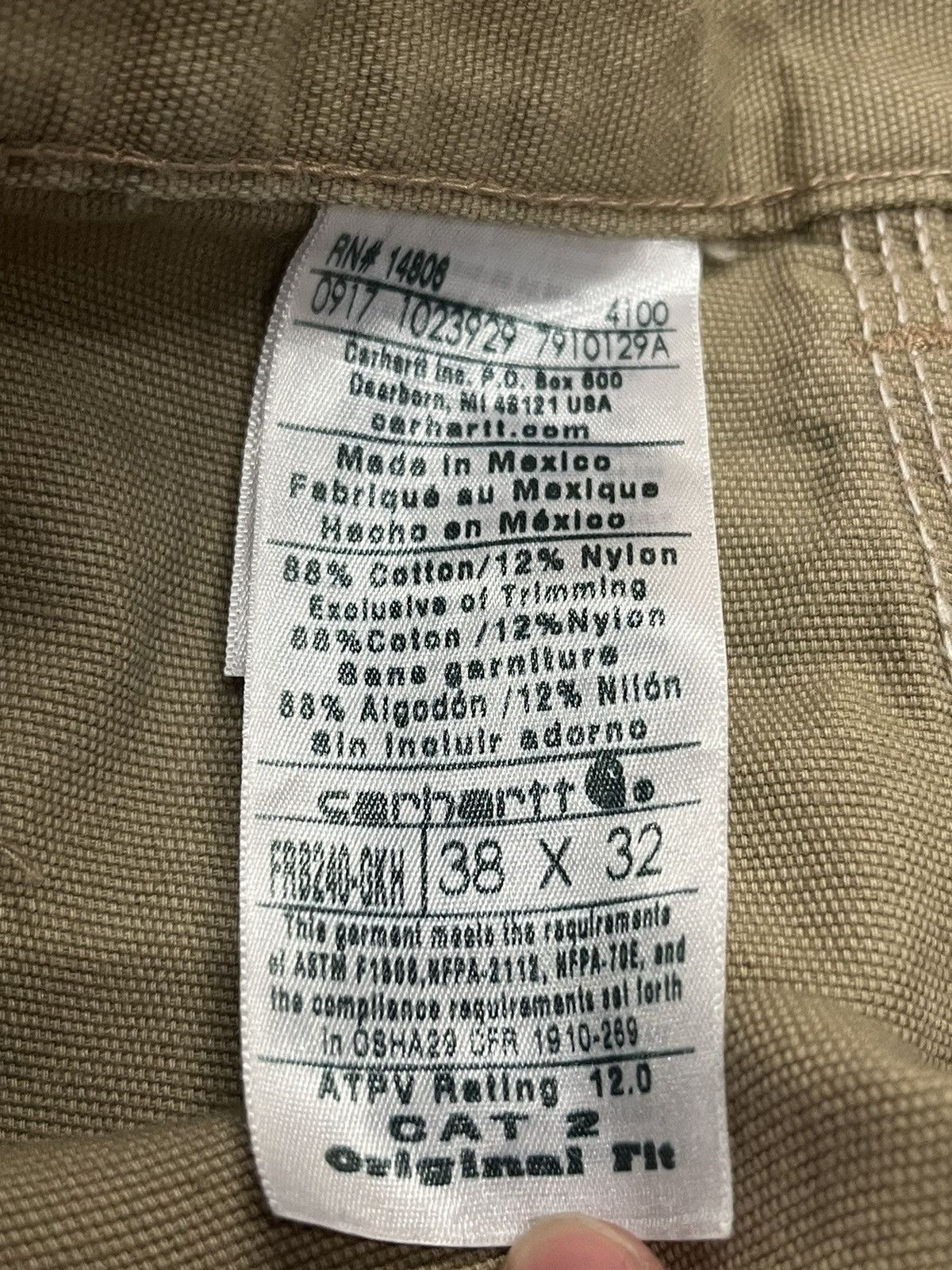 Carhartt × Vintage Carhartt cargo pants baggy fit deep pocket y2k hype fr Size US 38 / EU 54 - 12 Thumbnail