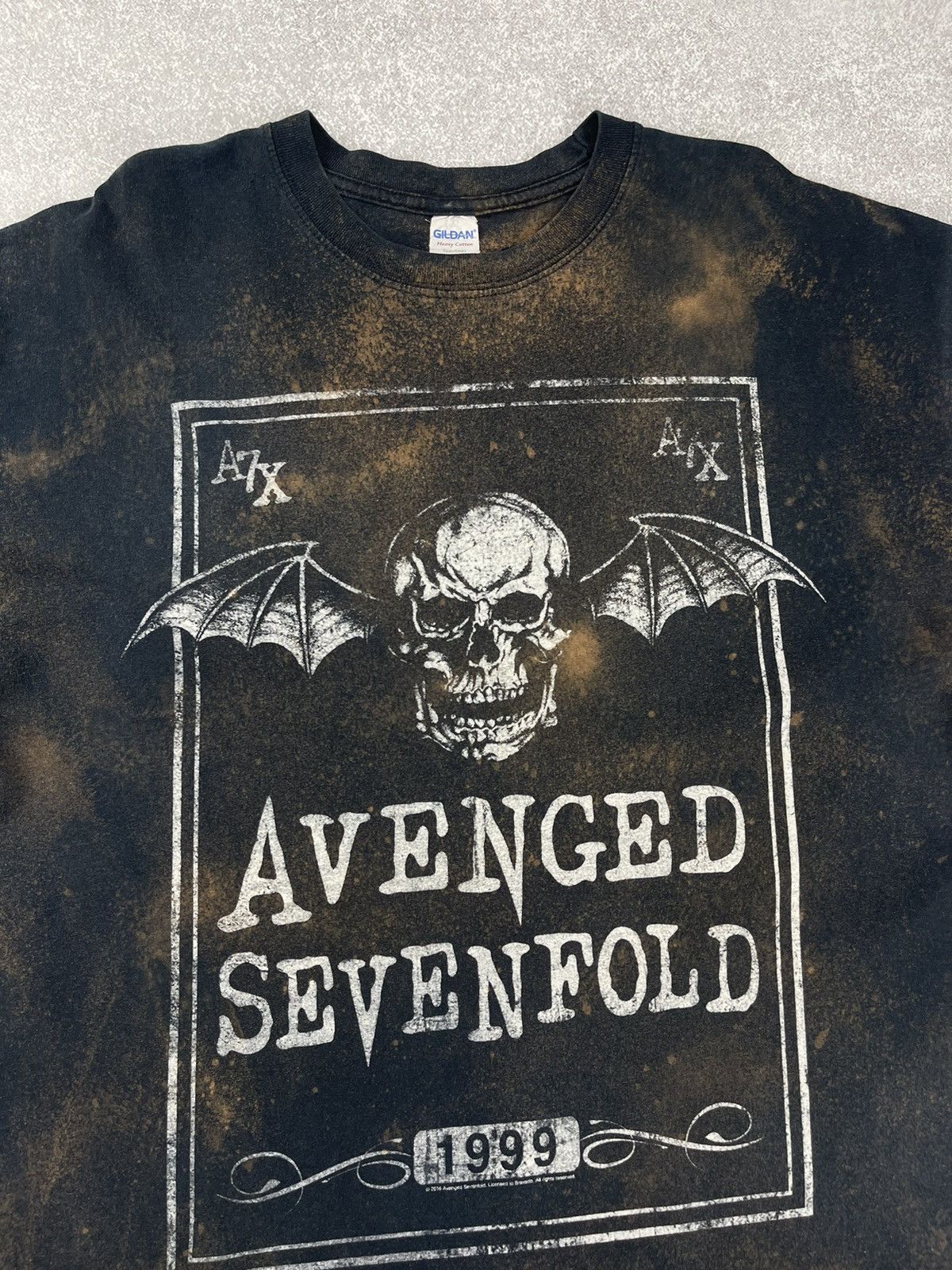 Vintage Vintage Custom Avenged Sevenfold Rock Band T-Shirt Size XL Size US XL / EU 56 / 4 - 3 Thumbnail