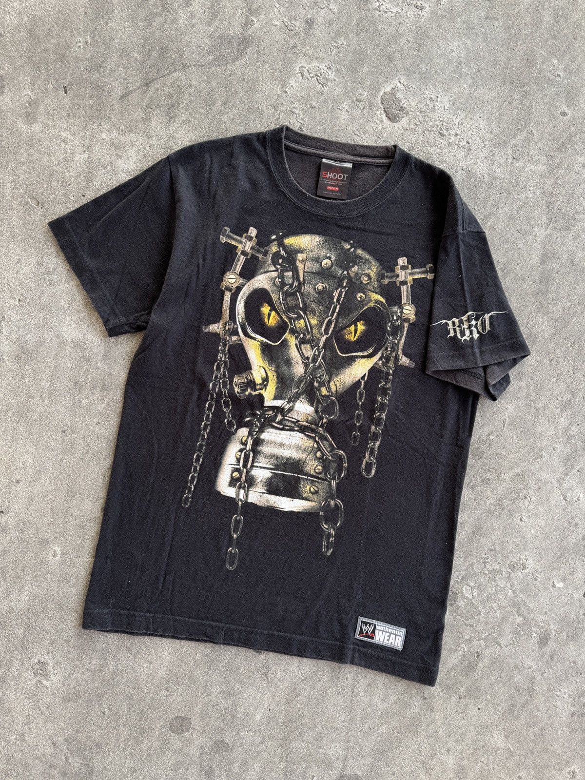 WWE Randy Orton Gas Mask Tshirt WWE RKO Size US M / EU 48-50 / 2 - 2 Thumbnail