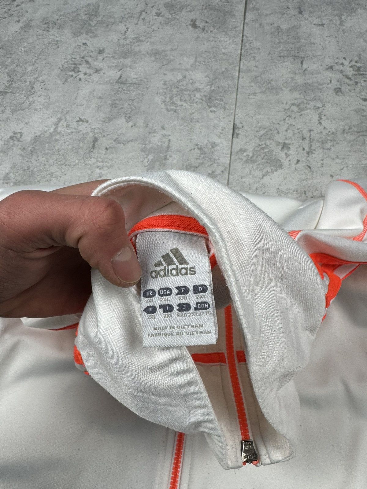 Adidas Adidas Bayern Munich Track Jacket White Red 3 Stripe SizeXXL Size US XXL / EU 58 / 5 - 9 Thumbnail
