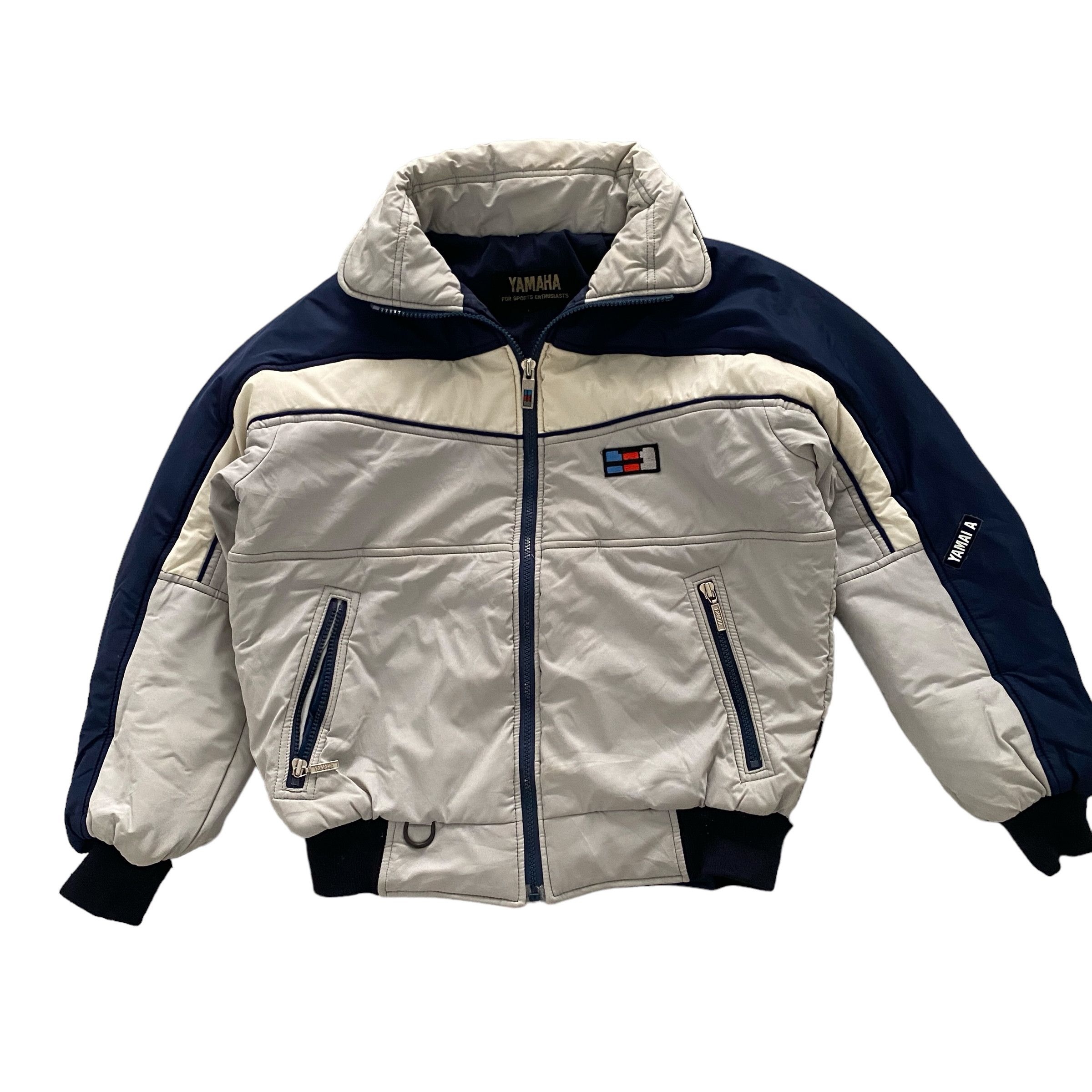 Japanese Brand × Sports Specialties × Yamaha Vintage Yamaha Puffer Jacket Skiwear Racing 90s Boxy Fit Size US M / EU 48-50 / 2 - 1 Thumbnail