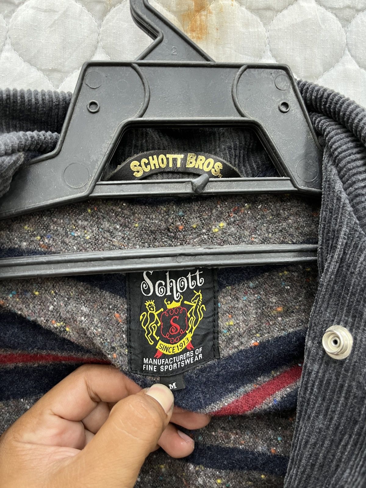 Schott 🔥🔥🔥SCHOTT BROSS CORDUROY JACKET Size M / US 6-8 / IT 42-44 - 8 Thumbnail