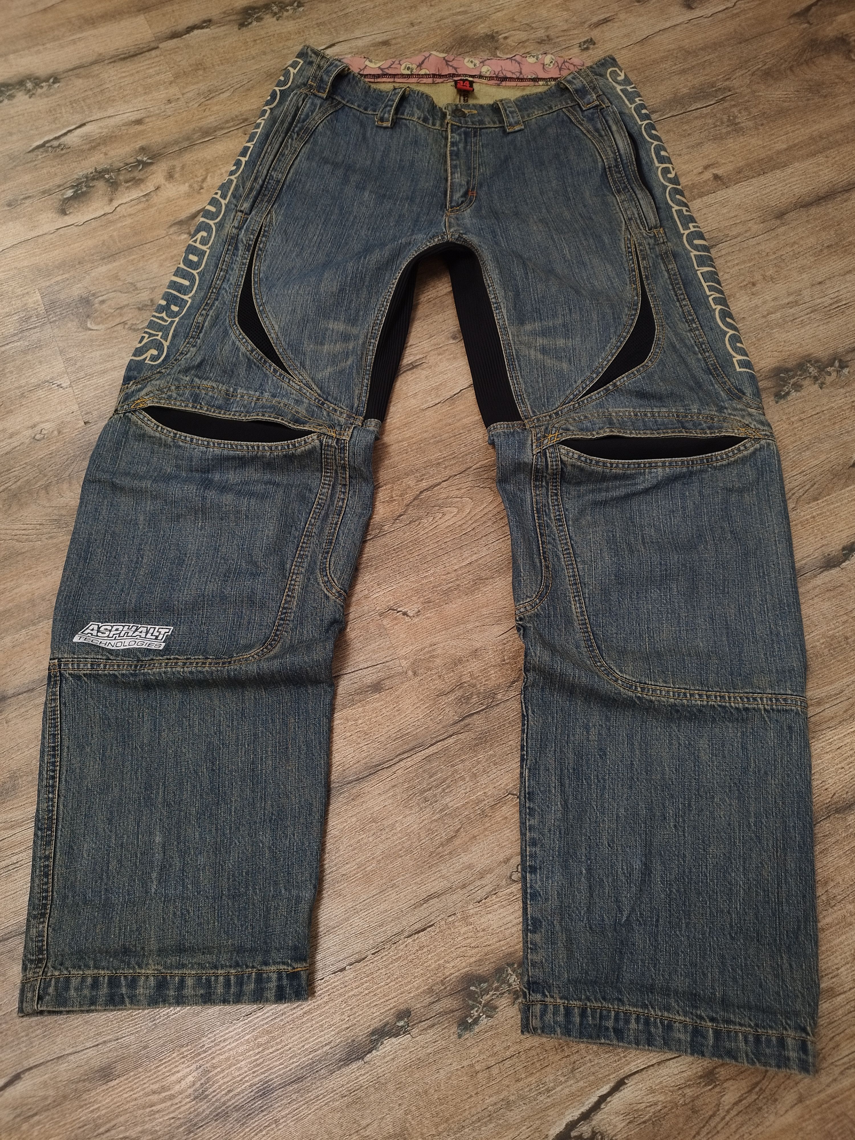 ICON Motorsports Vintage Icon Motosports Heavyweight Riding Jeans Baggy Moto Size US 34 / EU 50 - 8 Thumbnail