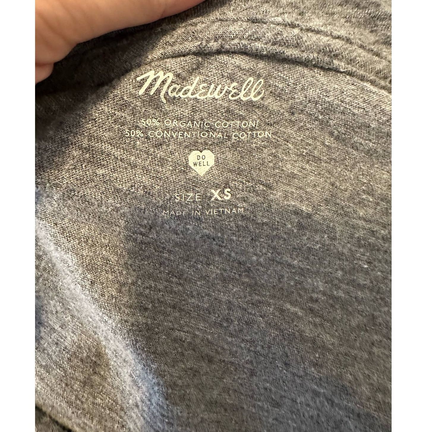 Madewell Madewell gray v neck casual short sleeves tee size XS Size XS / US 0-2 / IT 36-38 - 9 Thumbnail