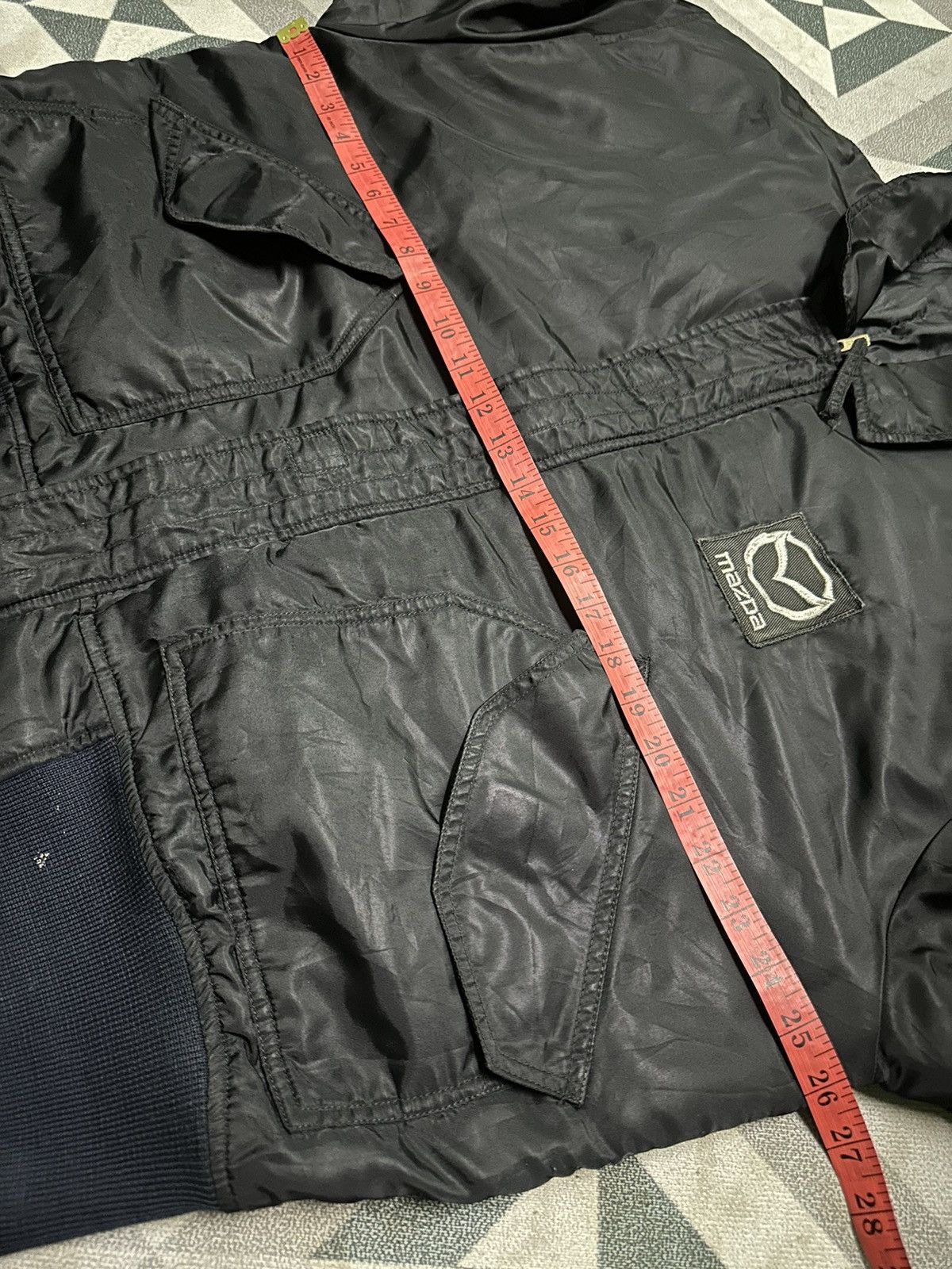Vintage Vintage 90s Motorsport Mazda bomber jacket Size US L / EU 52-54 / 3 - 11 Thumbnail