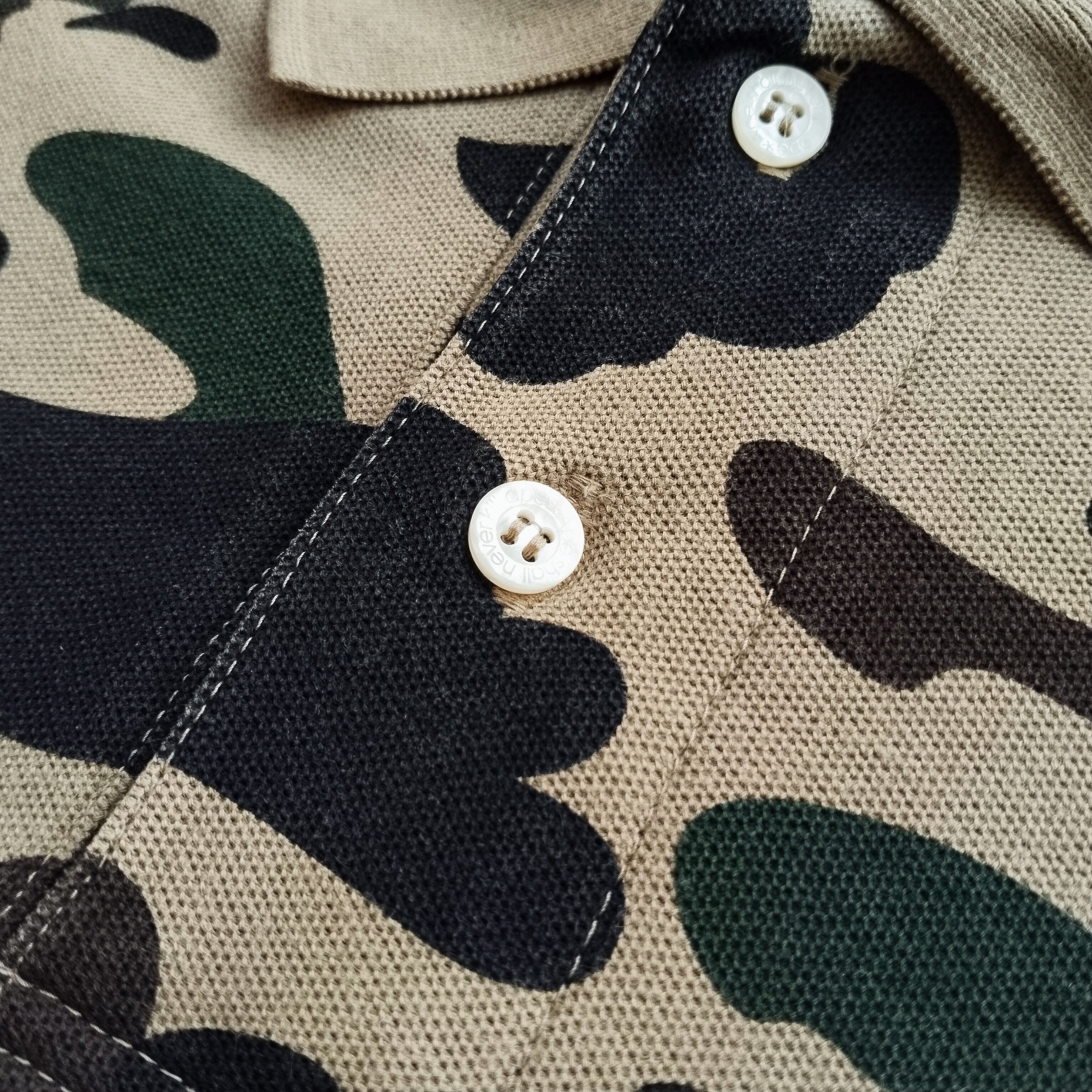 Bape 2006 Bape Camo Polo Size US M / EU 48-50 / 2 - 4 Thumbnail