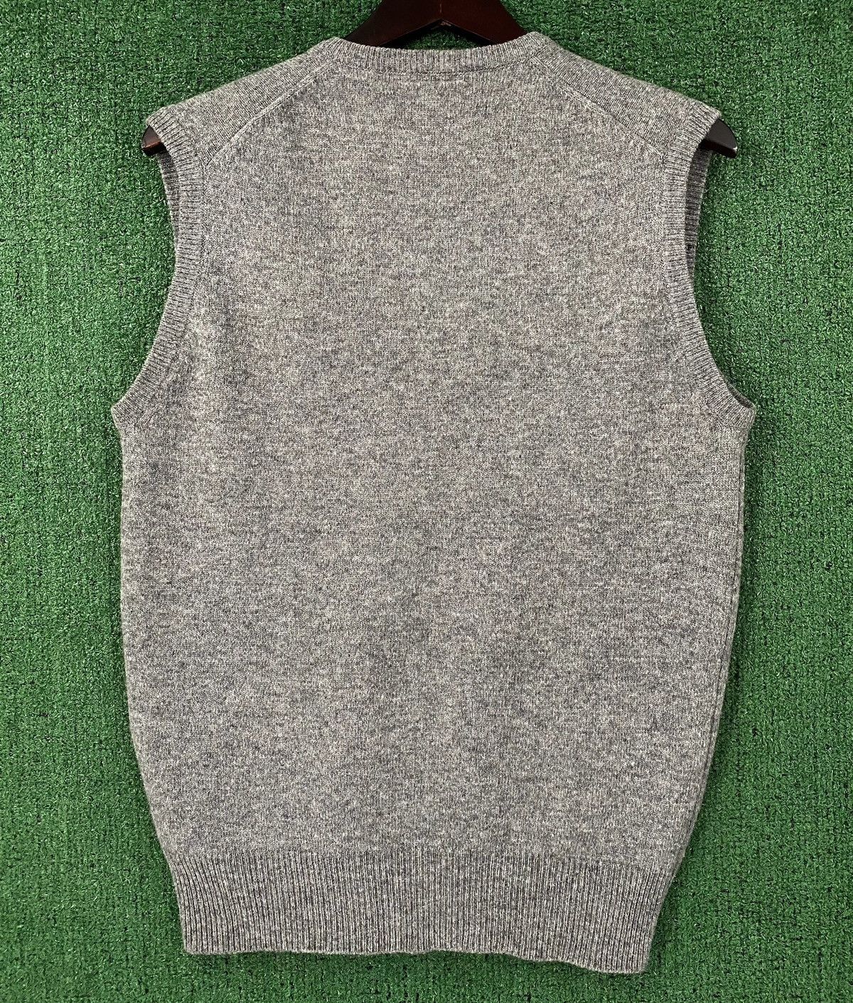 Nordstrom 90’s Nordstrom 100% Wool Grey Knit Sweater Vest Men’s Small Size US S / EU 44-46 / 1 - 4 Thumbnail